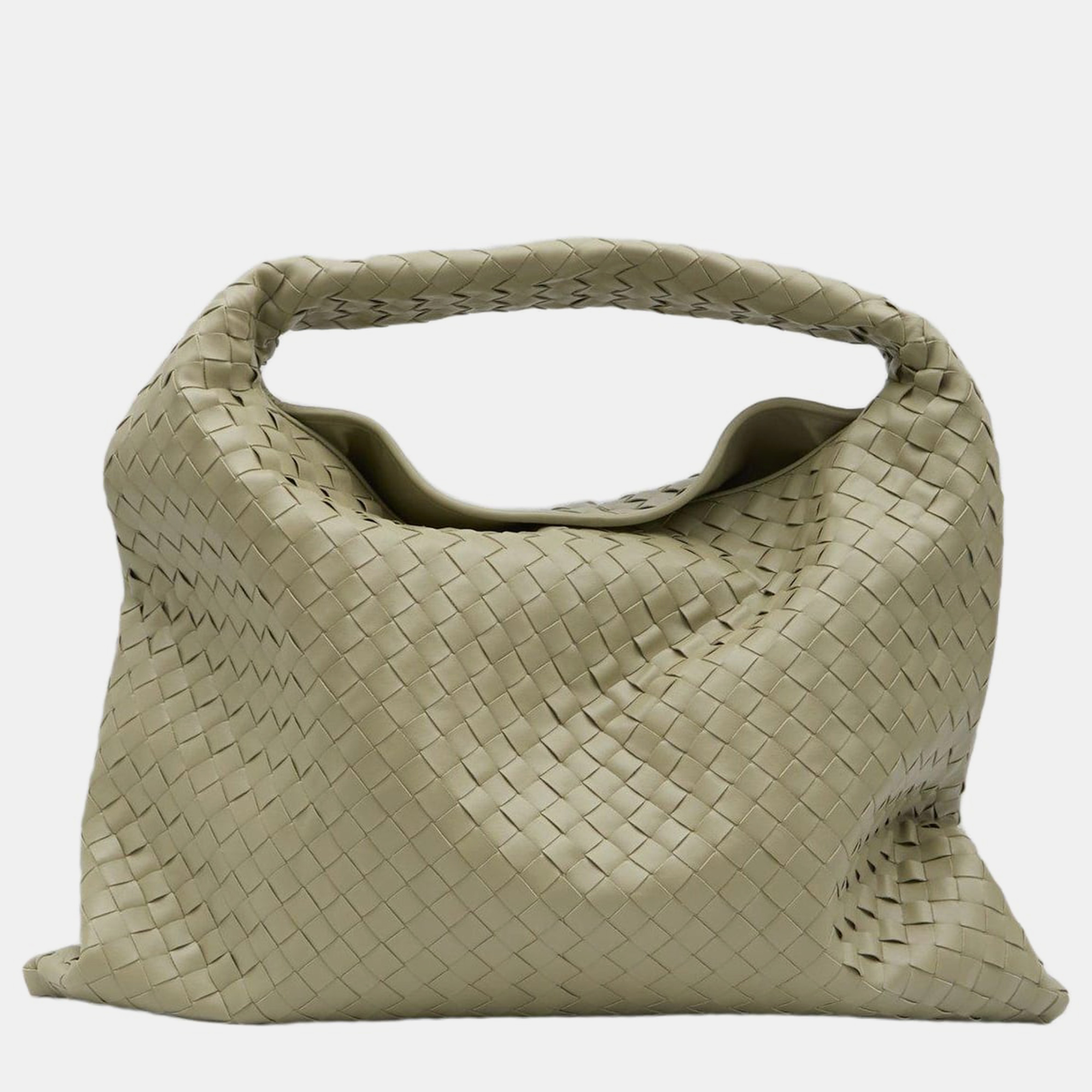 

Bottega Veneta Beige Leather Large Hop Shoulder Bag