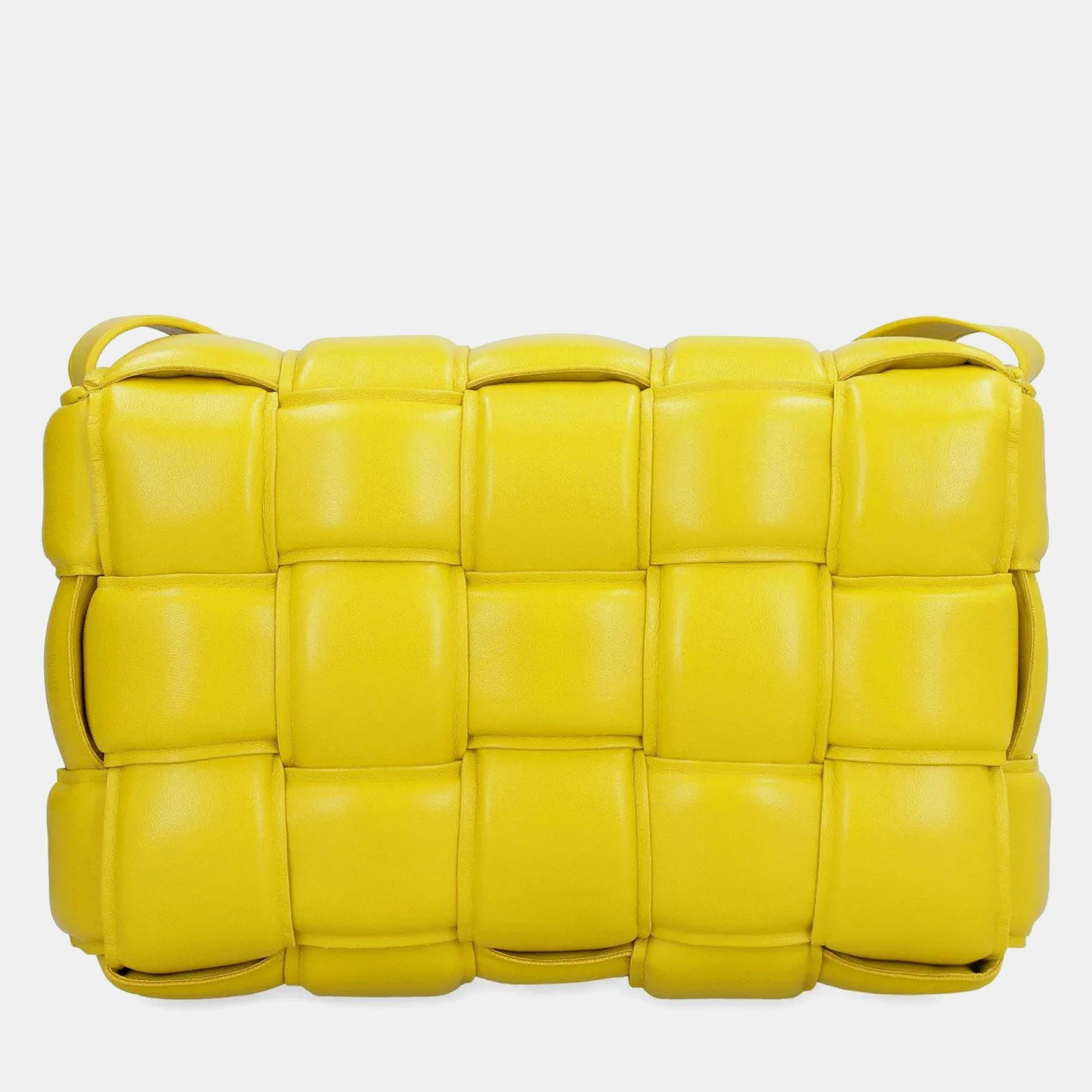 

Bottega Veneta Yellow Padded Cassette Shoulder Bag