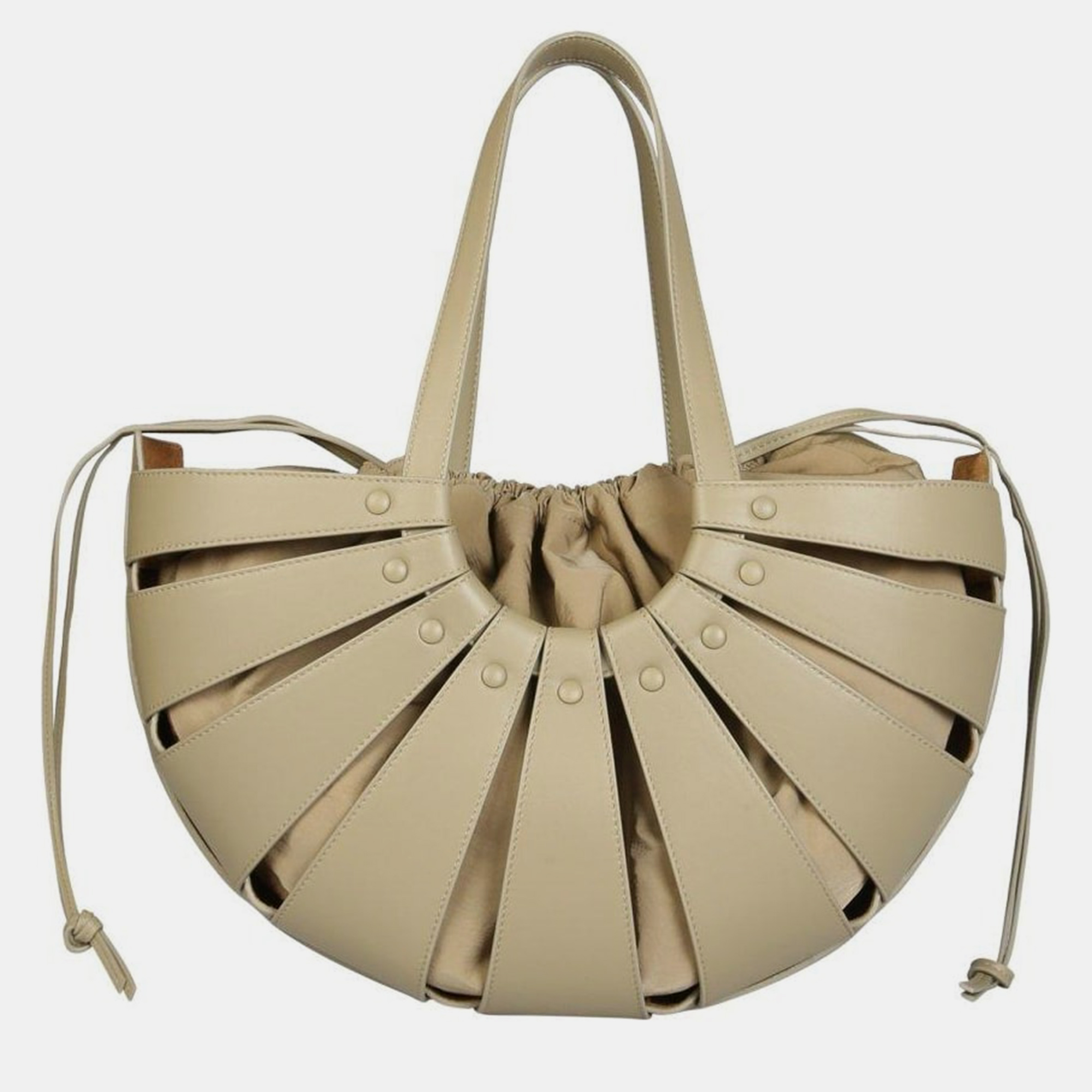 

Bottega Veneta Dove The Shell Shoulder Bag, Beige