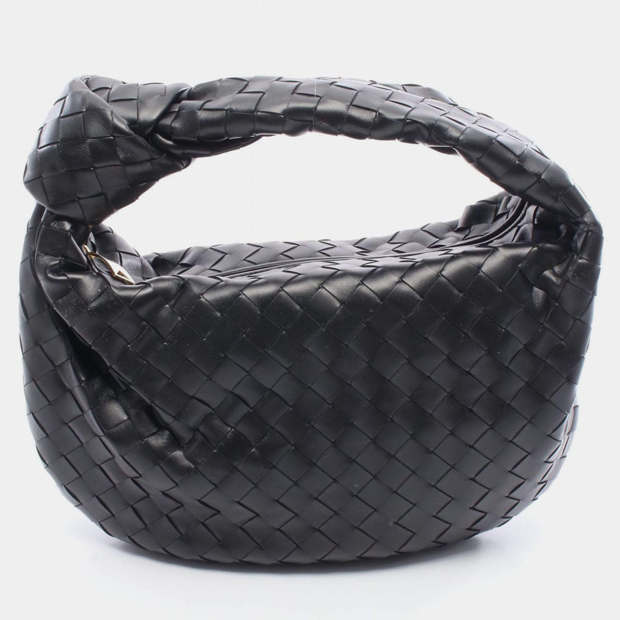 

Bottega Veneta Teen Jodie Black Leather Handbag