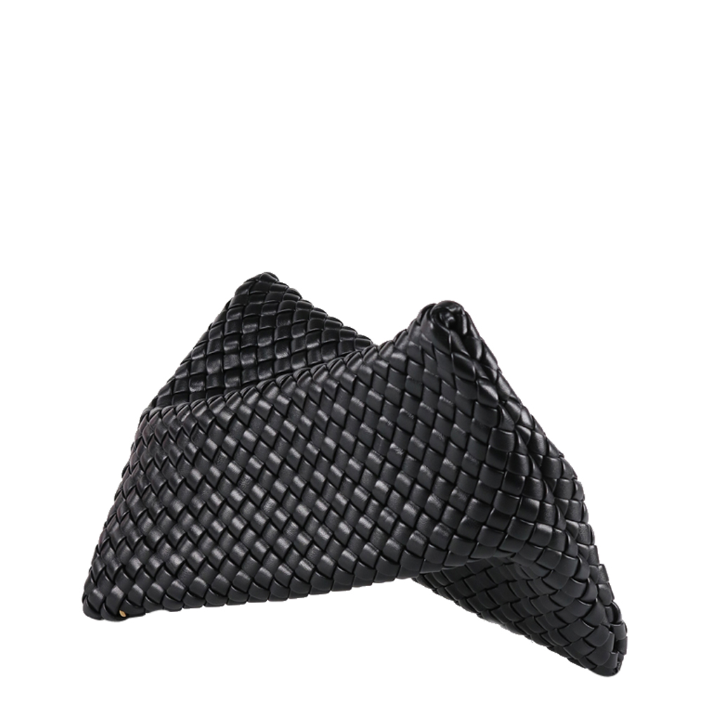 

Bottega Veneta Black Padded Intrecciato Nappa Leather BV Crisscross Bag