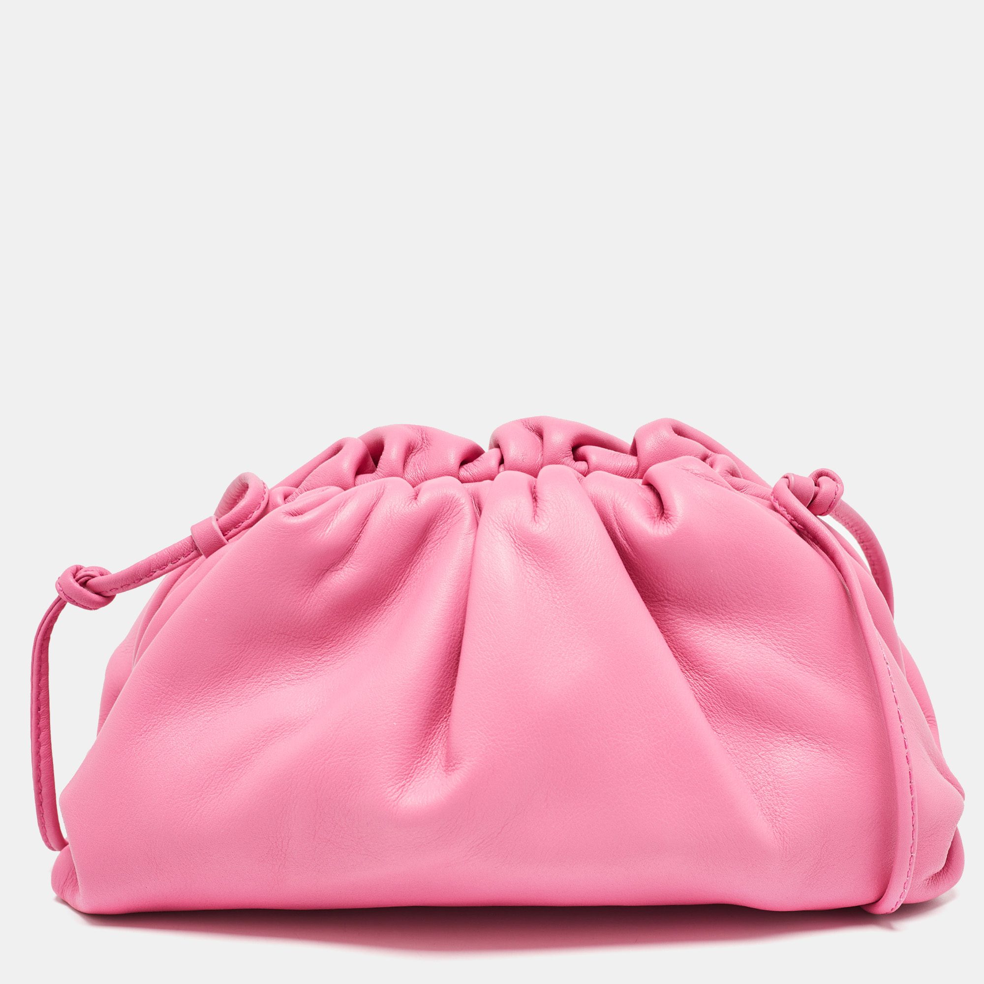 

Bottega Veneta Pink Leather Mini The Pouch Bag