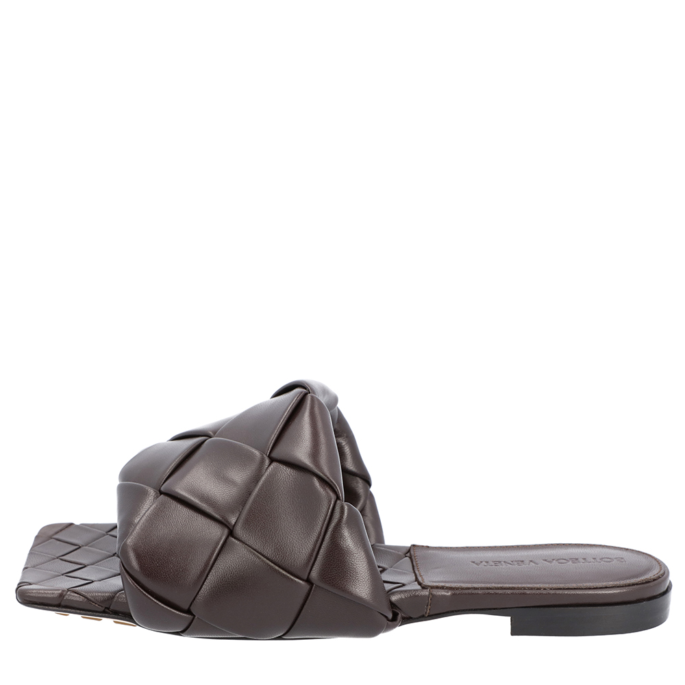 

Bottega Veneta BV Black Lido Sandals Size