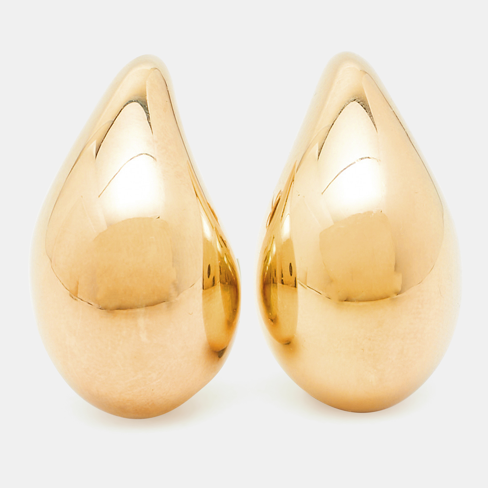 

Bottega Veneta Drop Gold Tone Sterling Silver Earrings