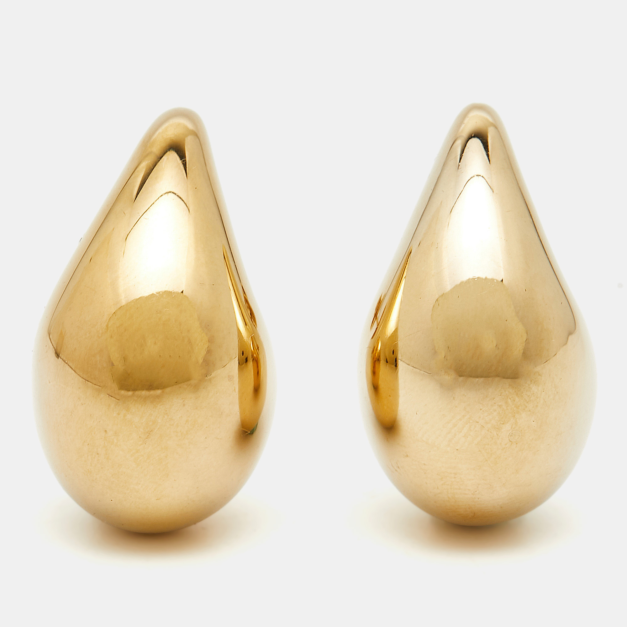 

Bottega Veneta Drop Gold Tone Sterling Silver Earrings