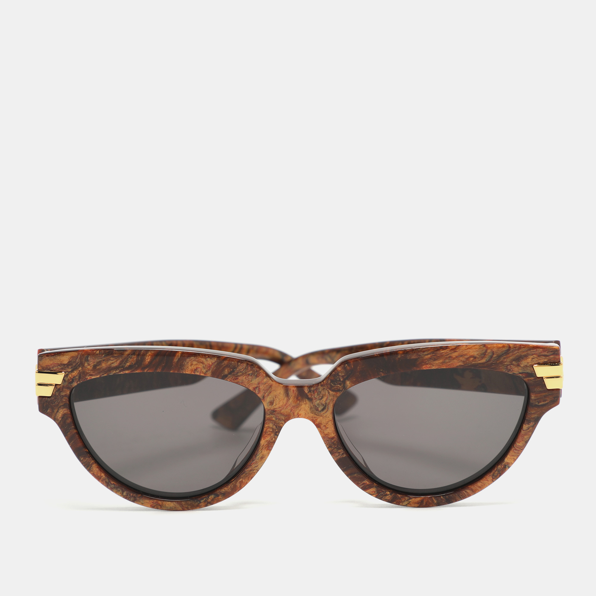 

Bottega Veneta Black/Brown Acetate BV1035S-006 Cat-Eye Sunglasses