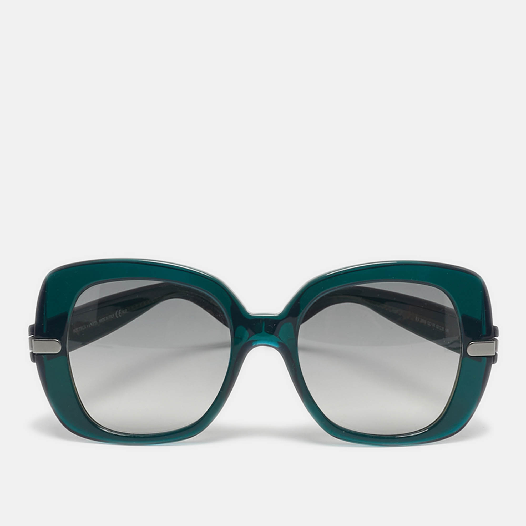 

Bottega Veneta Green Gradient B.V. 229/S Oversized Sunglasses