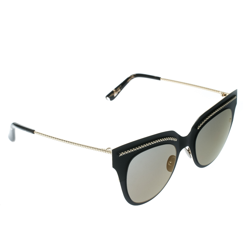 Bottega Veneta Matte Black / Black BV2900S Cat Eye Sunglasses