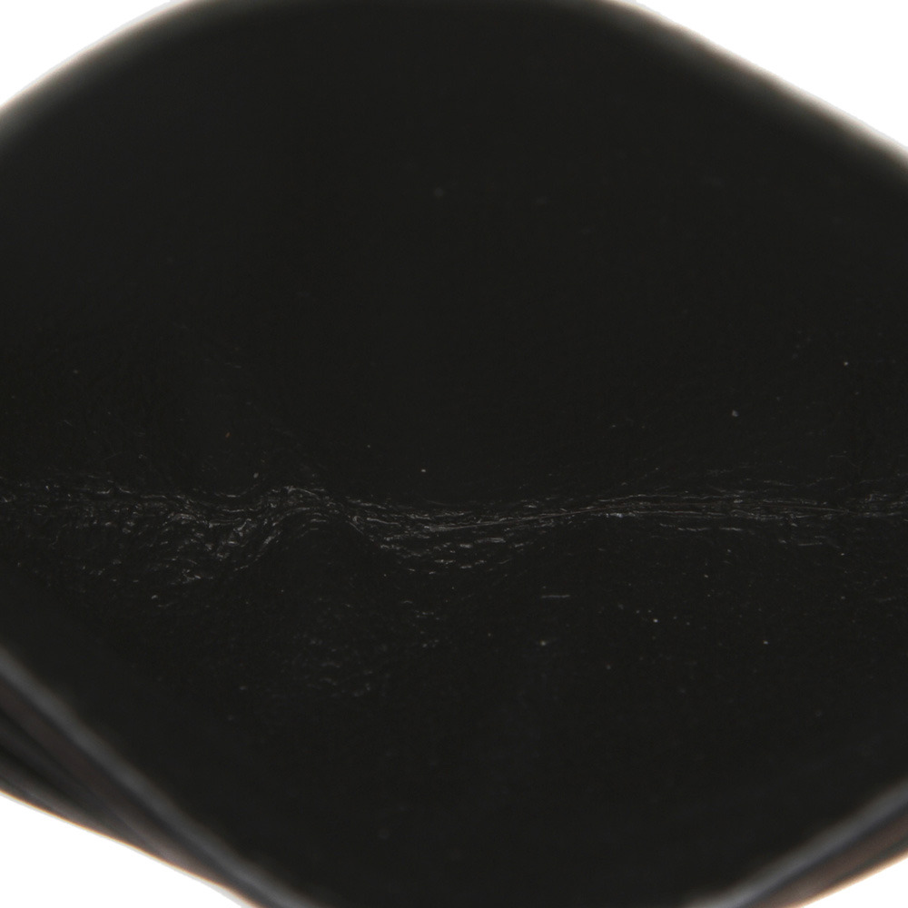 

Bottega Veneta Black Calfskin Intrecciato Leather Card Case