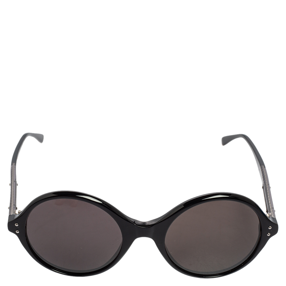 

Bottega Veneta Black BV0127S Round Sunglasses