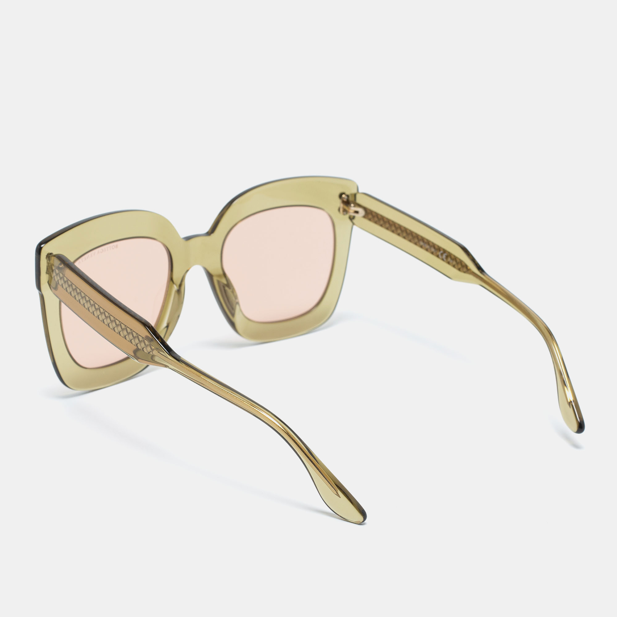 

Bottega Veneta Green Gradient BV0238S Square Sunglasses