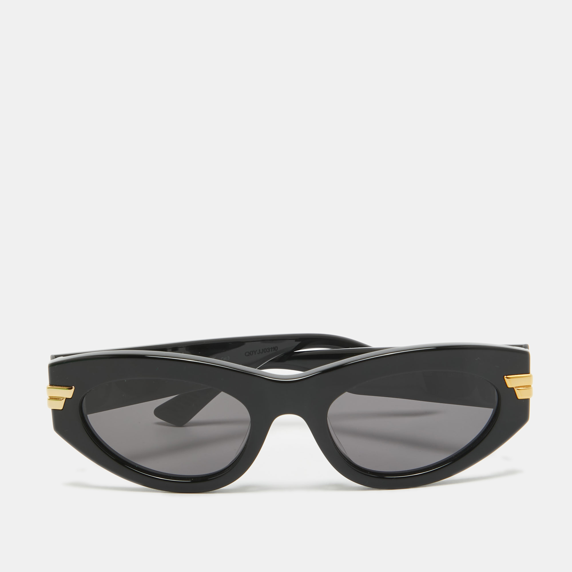 

Bottega Veneta Black BV1189S Oval Sunglasses