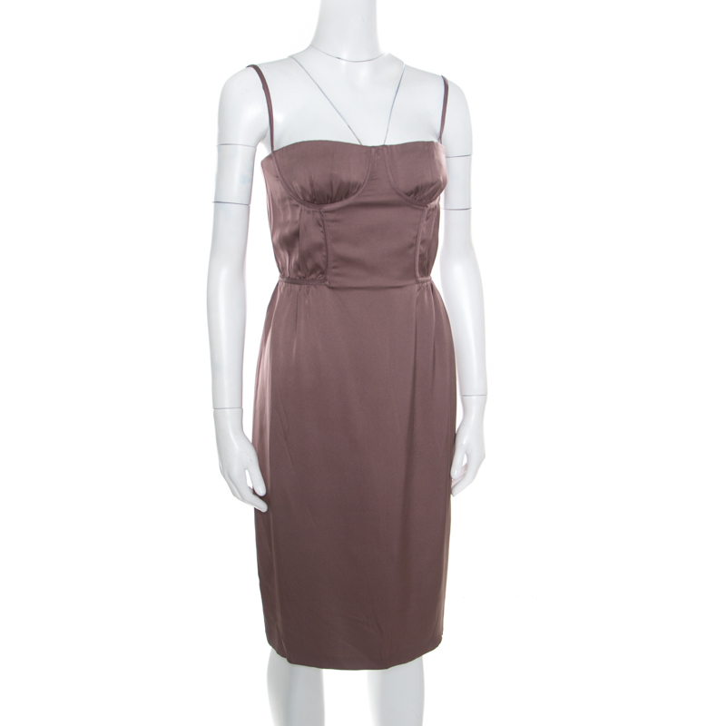 

Bottega Veneta Lilac Satin Sleeveless Corset Dress, Purple