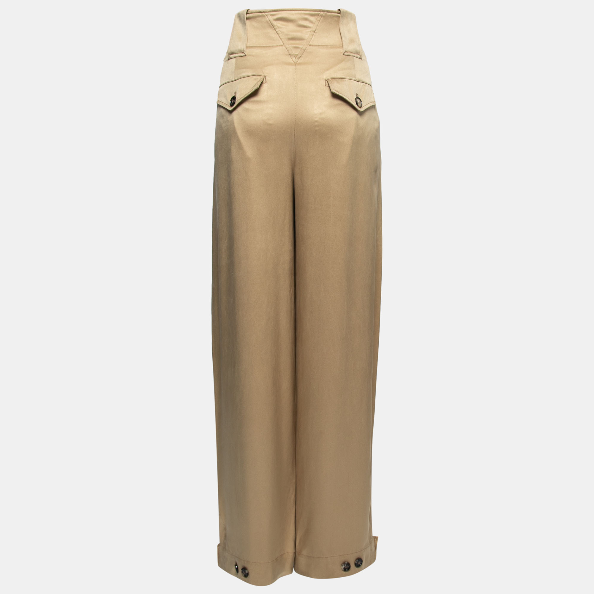 

Bottega Veneta Beige Silk Trousers