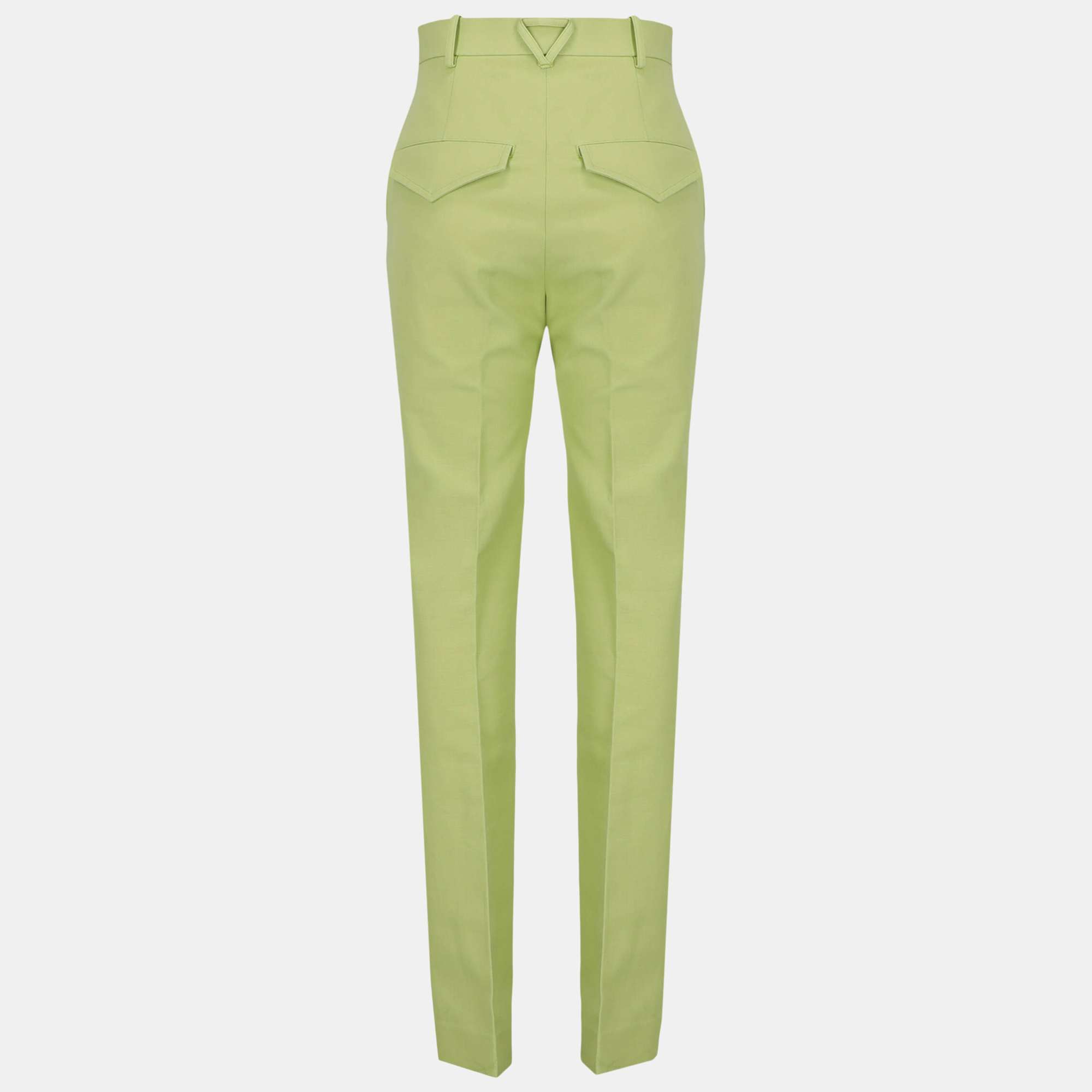 

Bottega Veneta Women's Cotton Trousers - Green