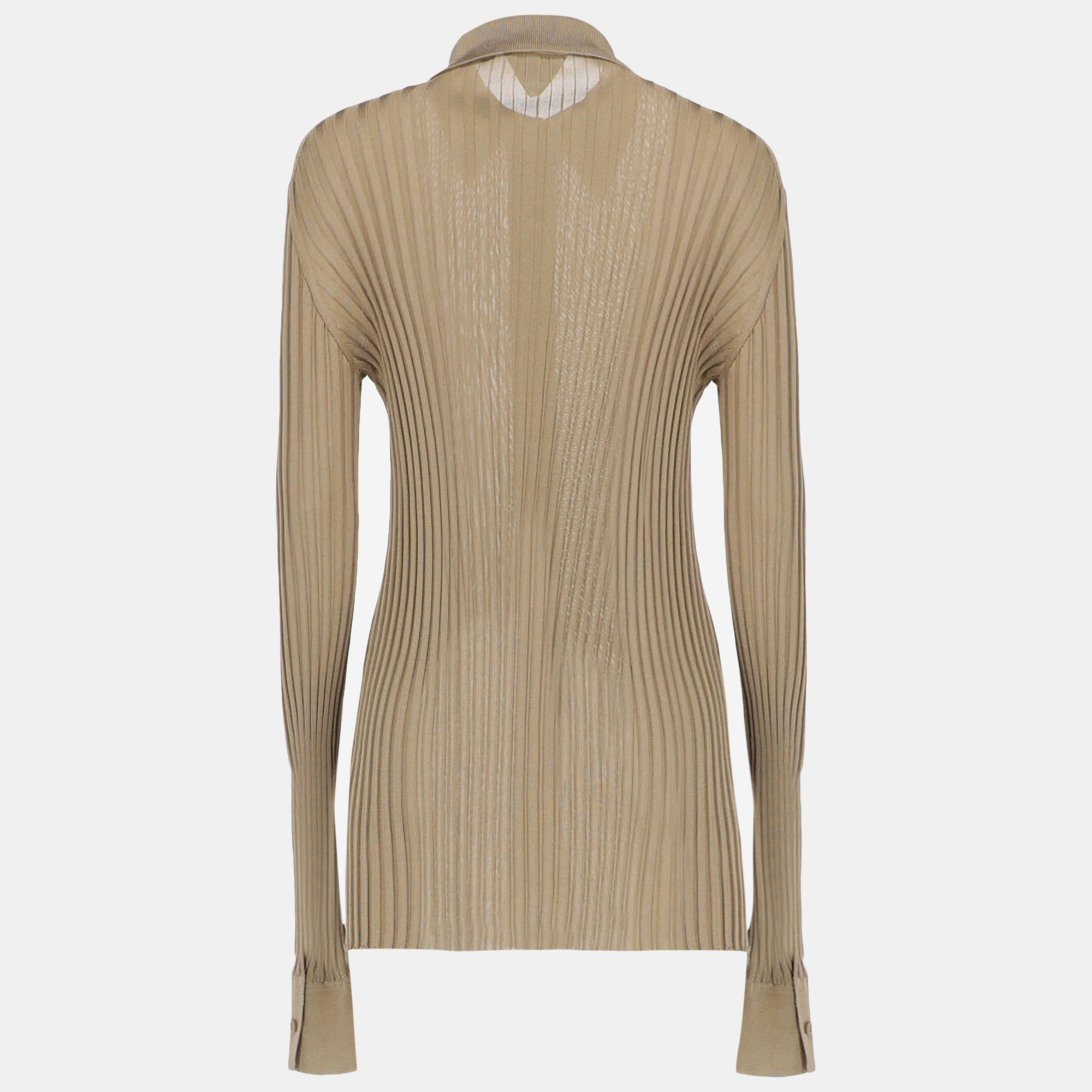 

Bottega Veneta Women's Silk Top - Beige