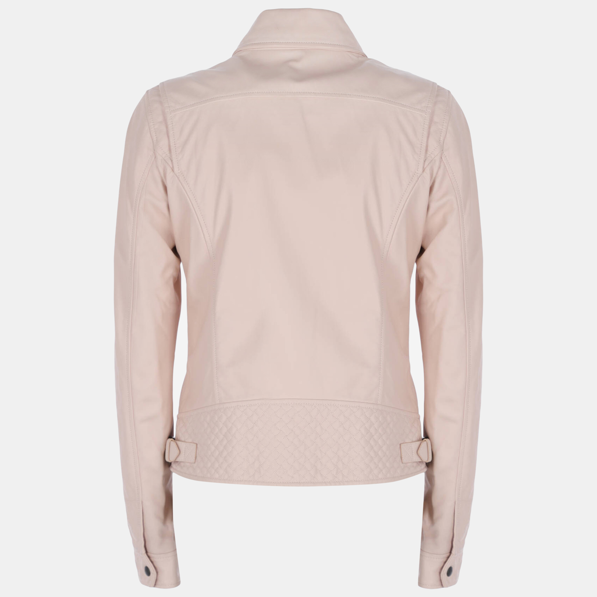 

Bottega Veneta Women' Leather Biker Jacket - Pink