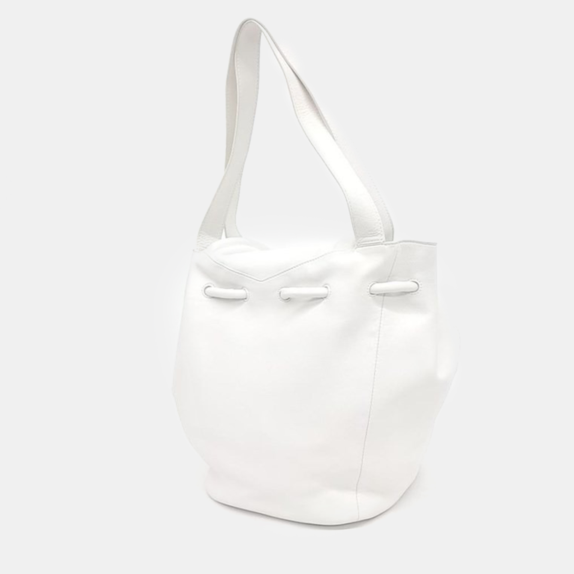 Bottega Veneta White Veneta Handbag 