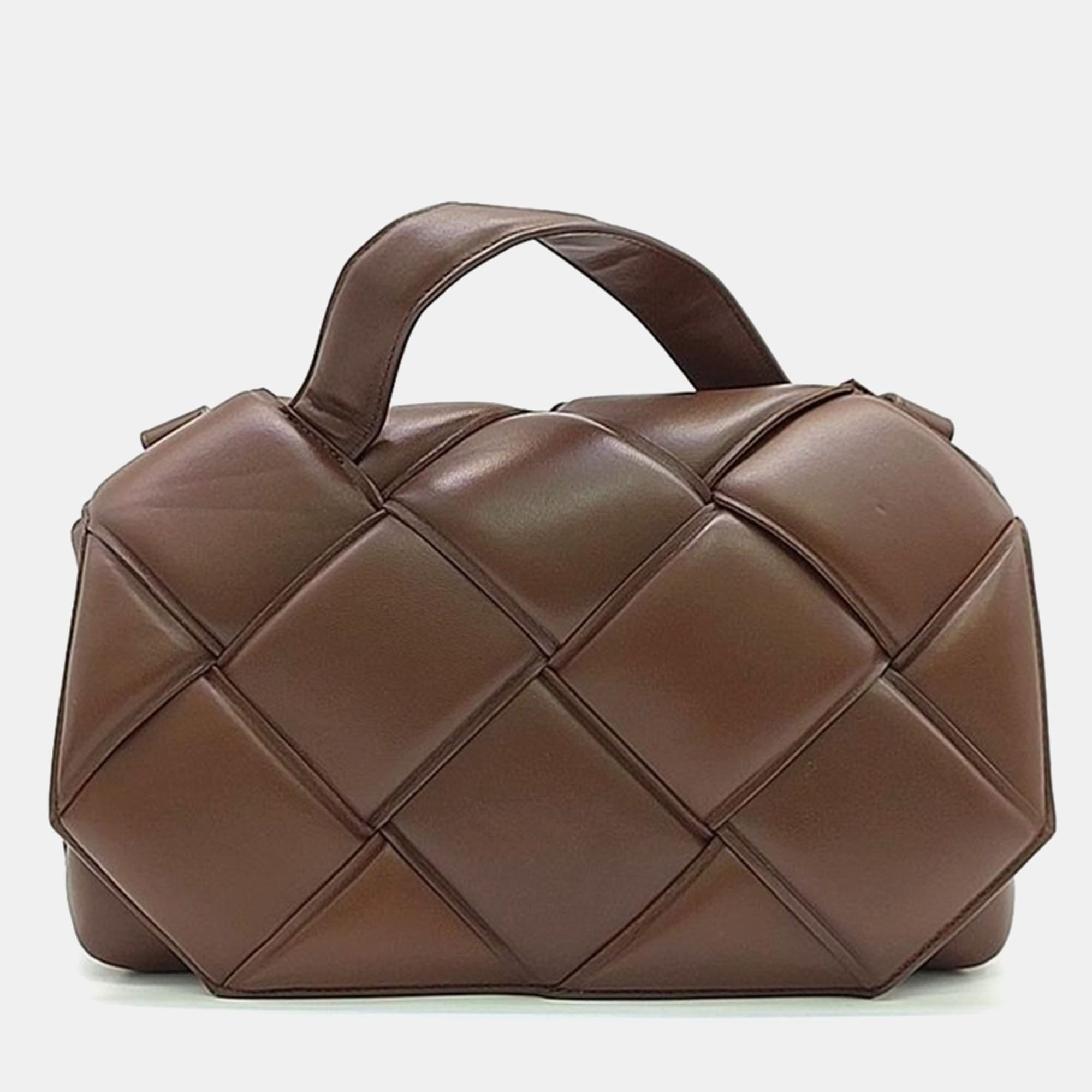 

Bottega Veneta Padded Top Handle Tote Bag, Brown