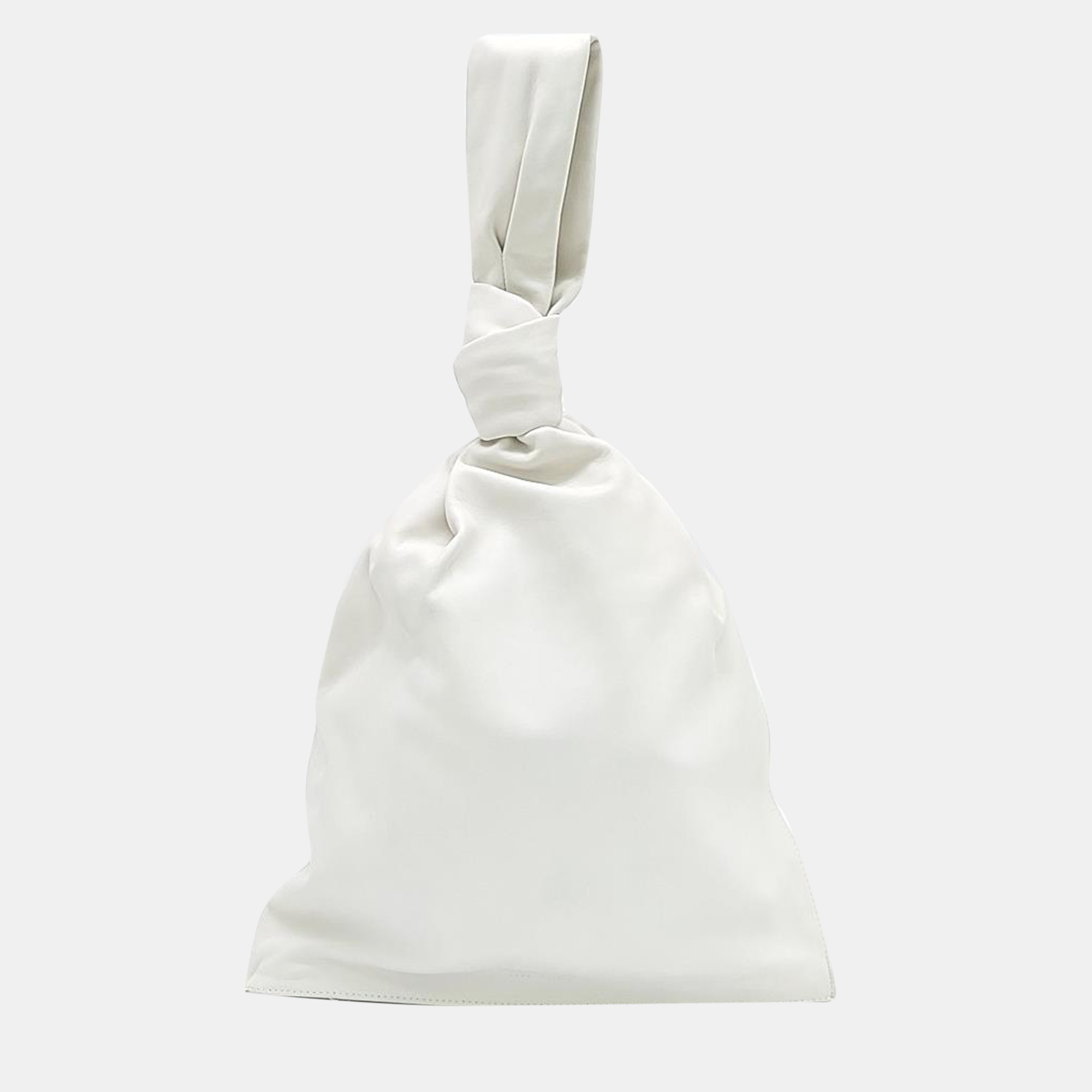 

Bottega Veneta White Leather BV Twist Bag