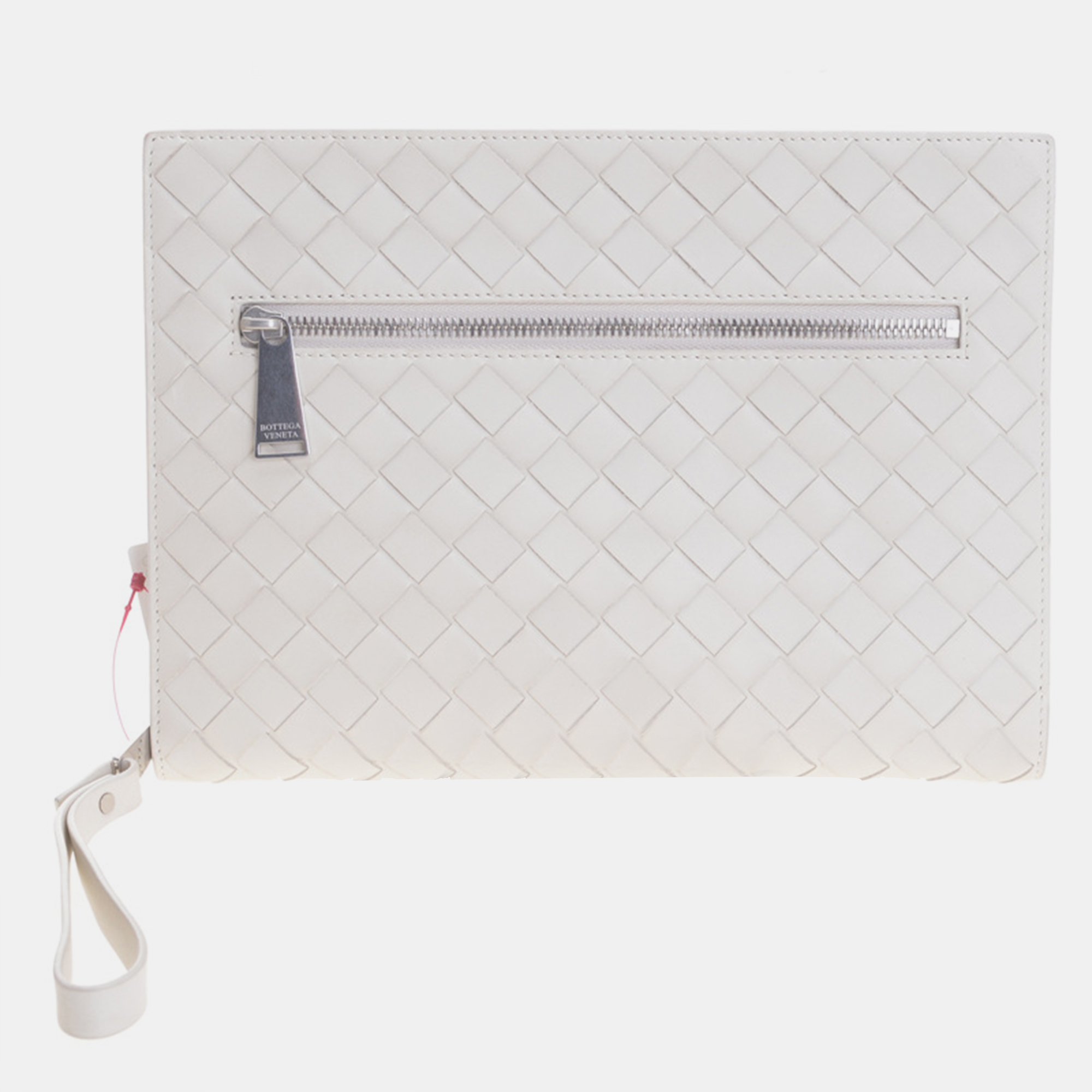 

Bottega Veneta Mesh Clutch, White