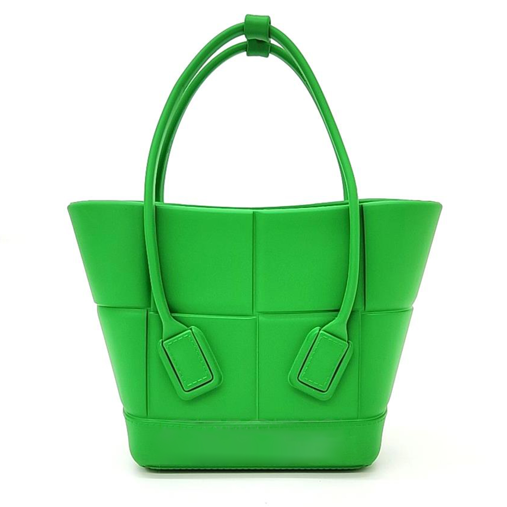 

Bottega Veneta Rubber Arco Tote Bag, Green