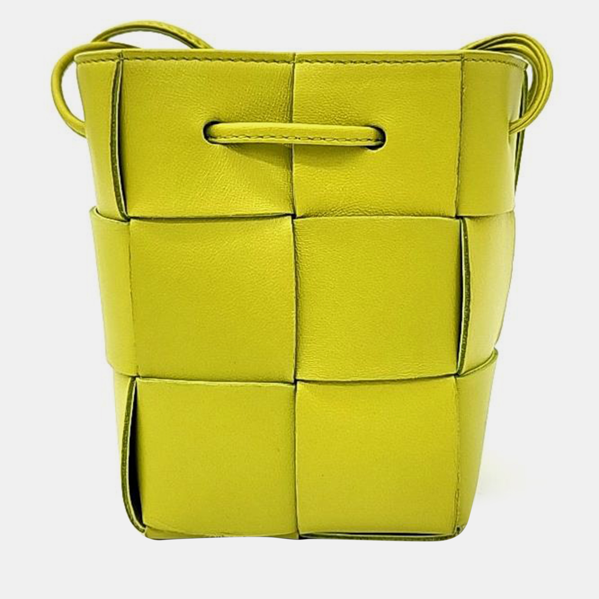 

Bottega Veneta Cassette Mini Bucket Bag, Yellow