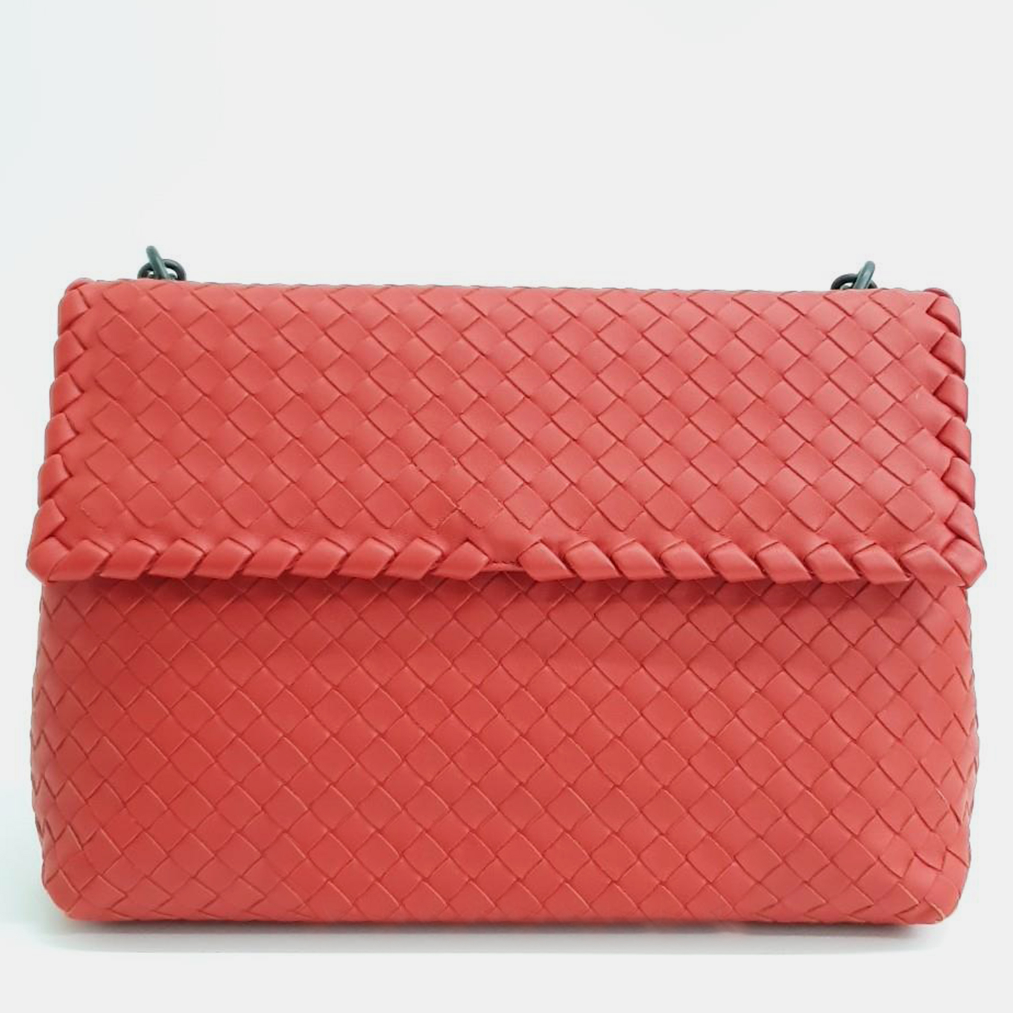 

Bottega Veneta Mesh Olympia Bag, Orange