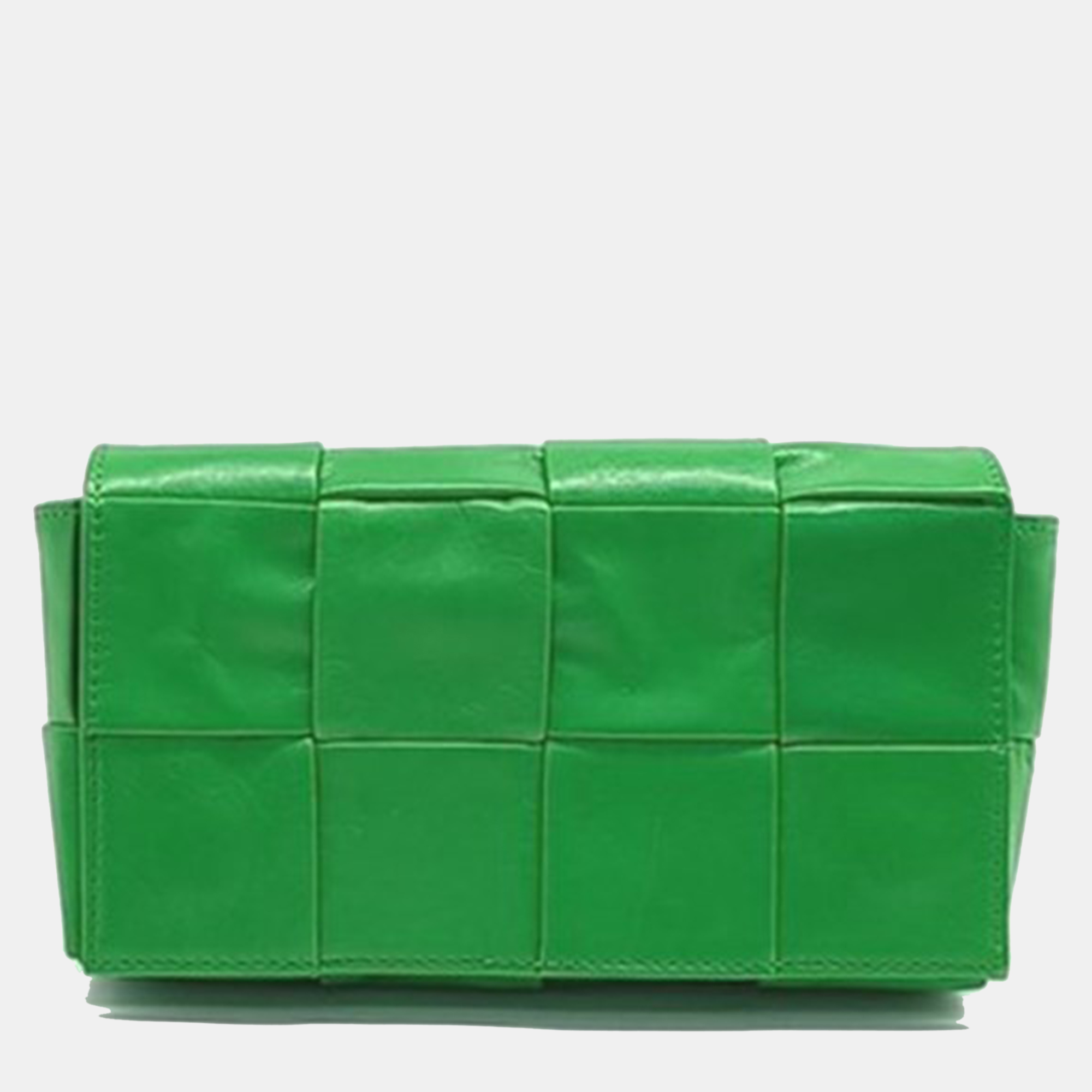 

Bottega Veneta Green Leather Candy Cassette Belt Bag