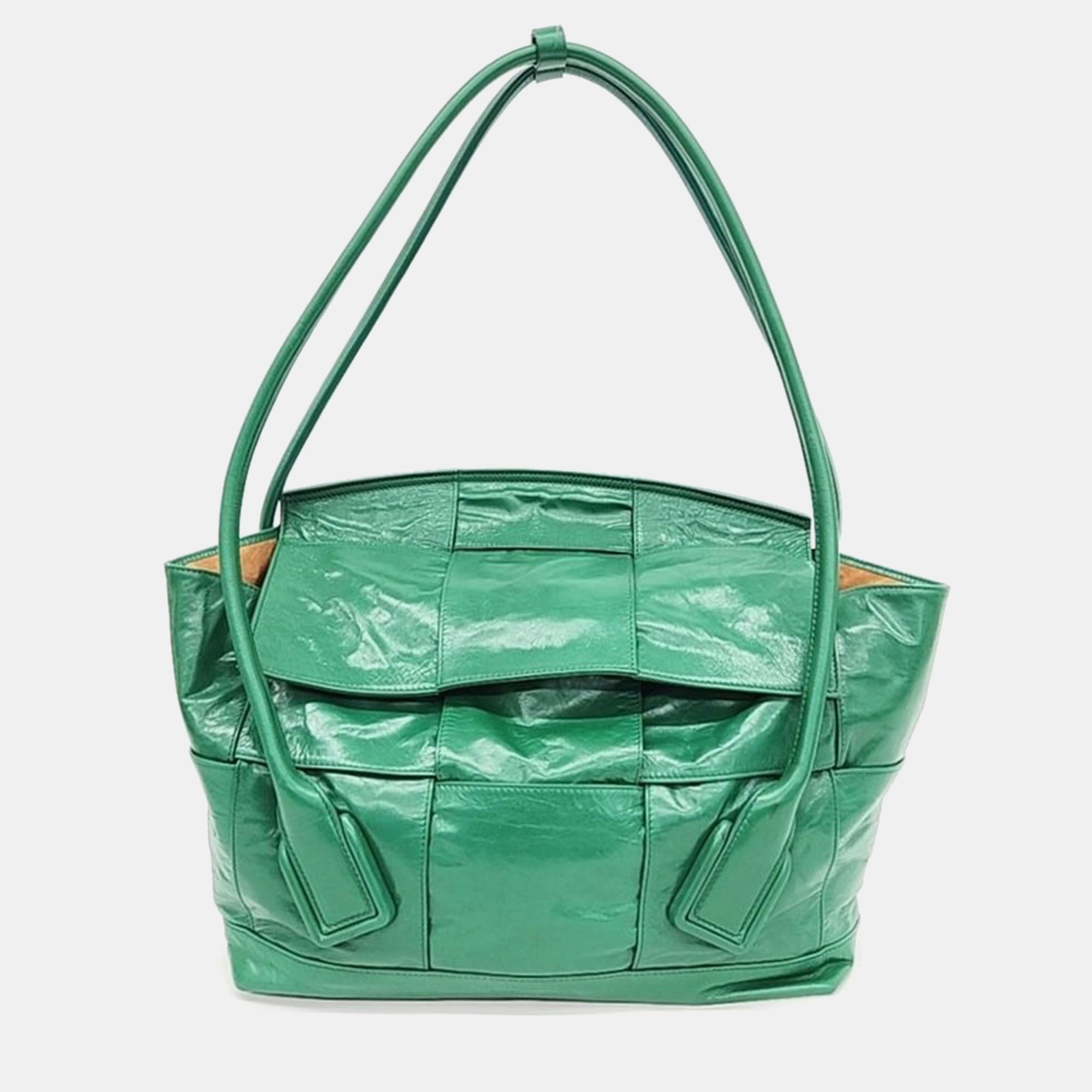 Pre-owned Bottega Veneta Arcom Medium Bag In Green