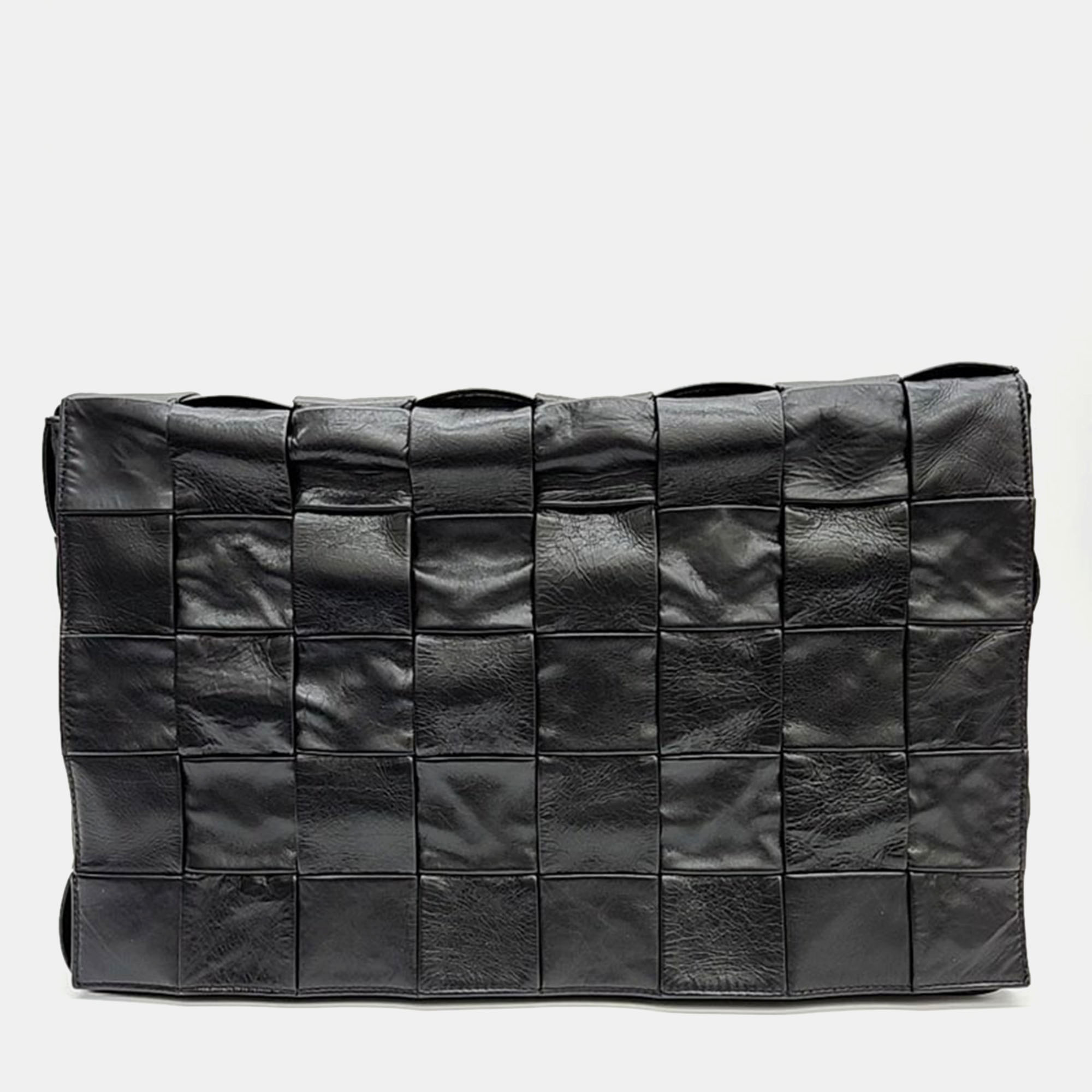 Pre-owned Bottega Veneta Stretch Cassette Bag In Black