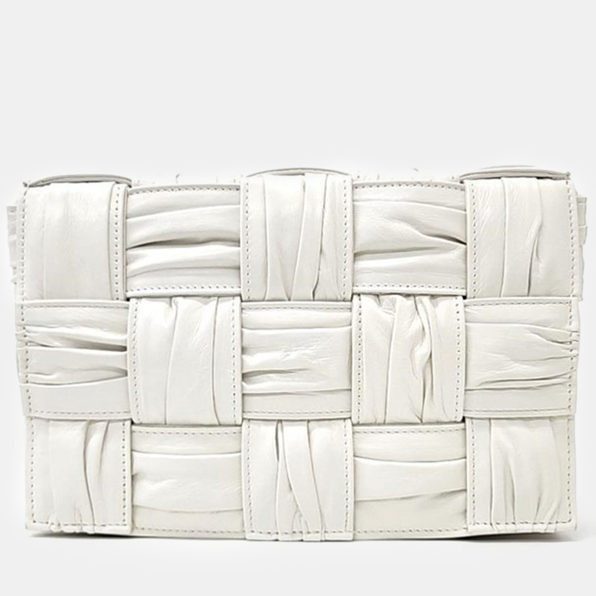 

Bottega Veneta Cassette Bag, White