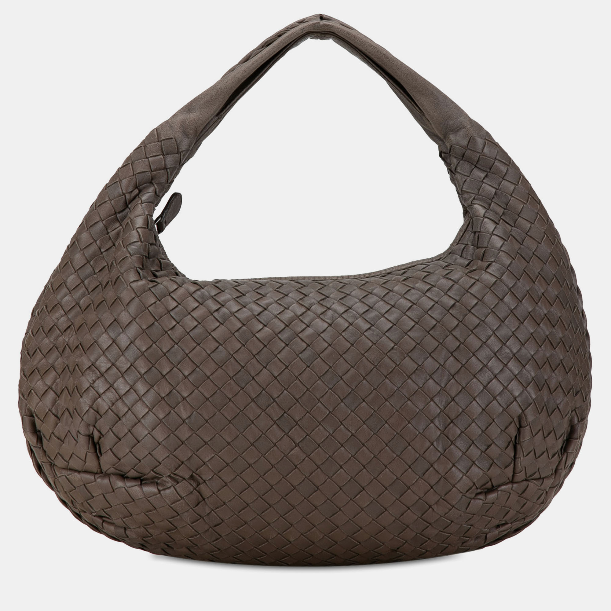 

Bottega Veneta Medium Intrecciato Belly Hobo, Brown