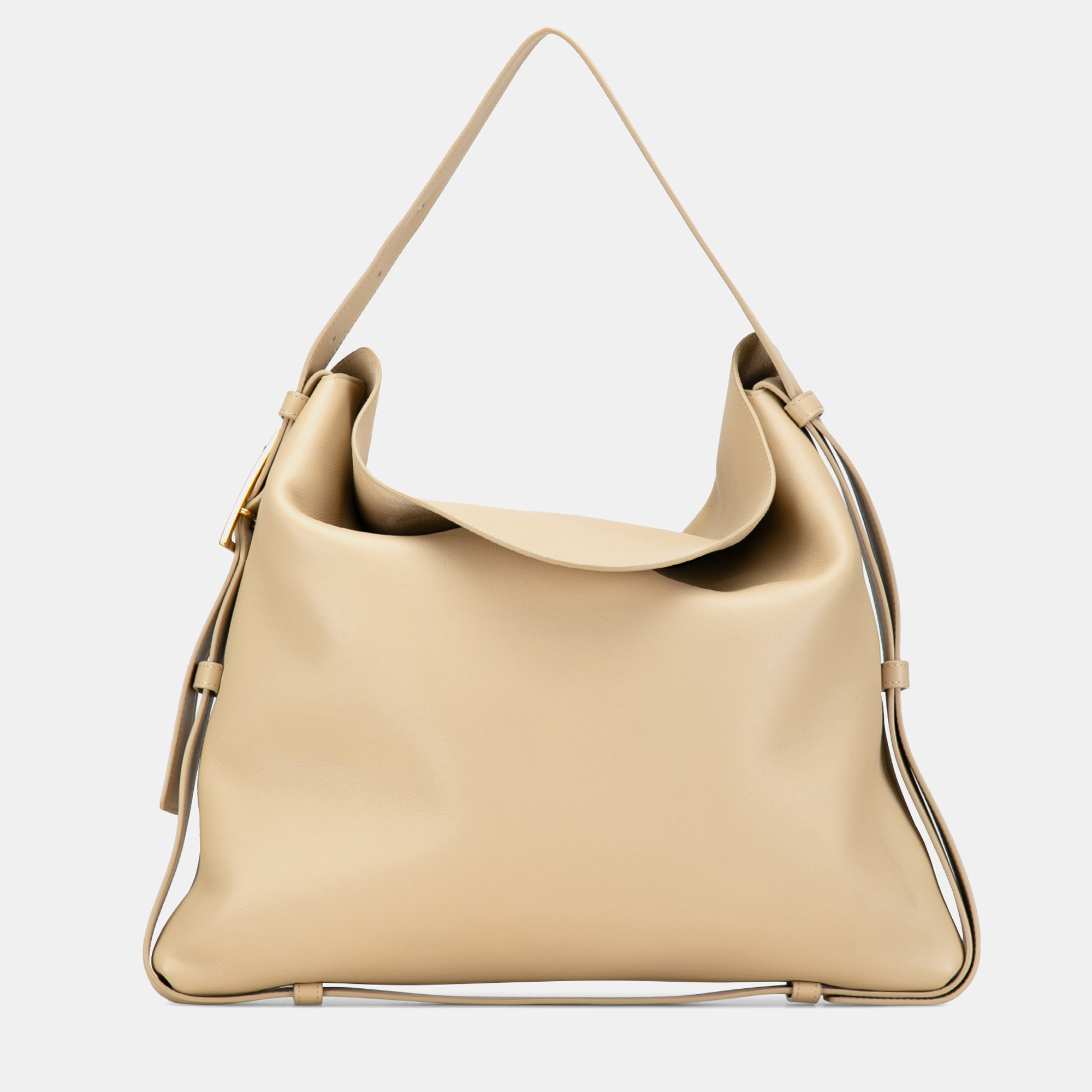 

Bottega Veneta Cradle Shoulder Bag, Beige