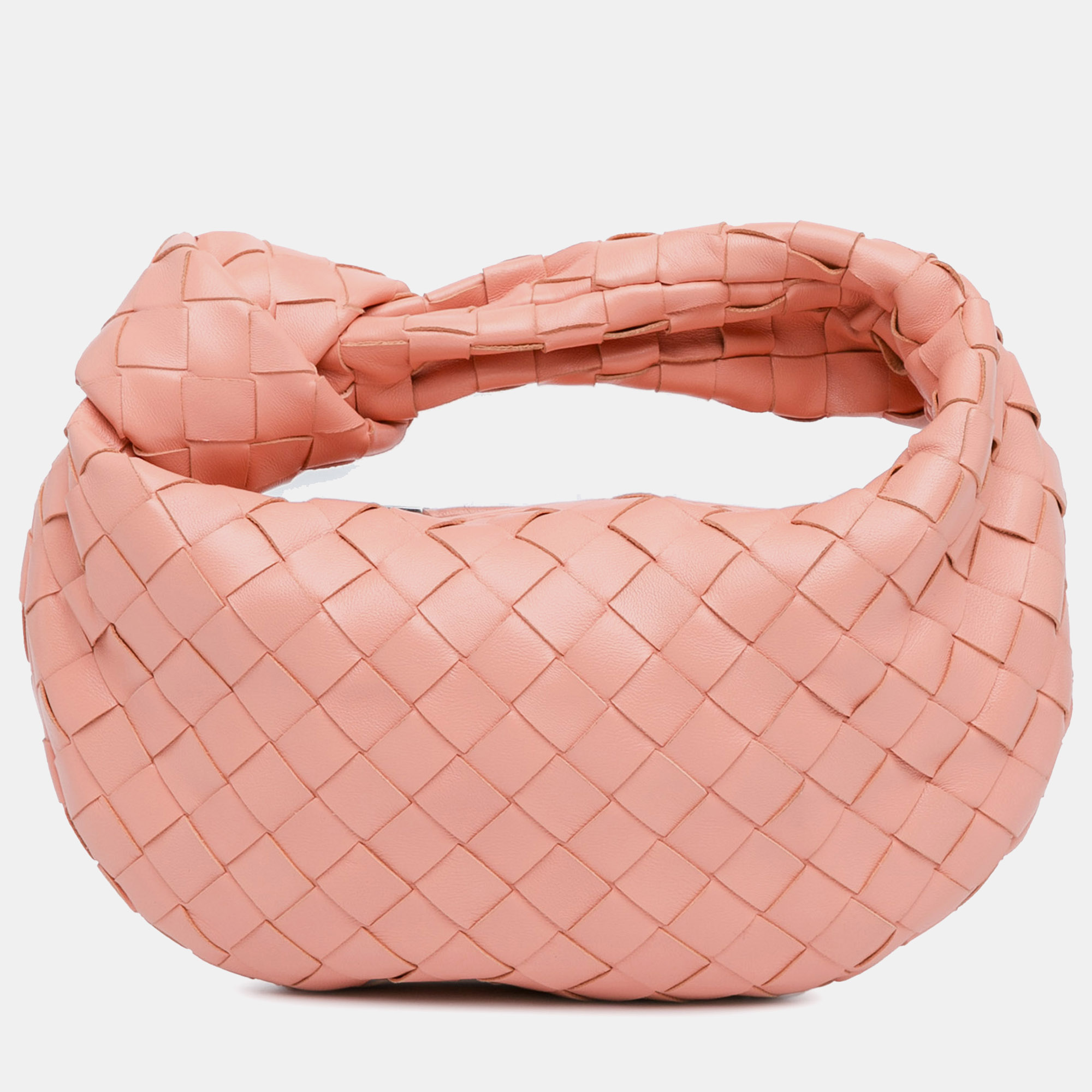 

Bottega Veneta Mini Nappa Intrecciato Jodie, Pink