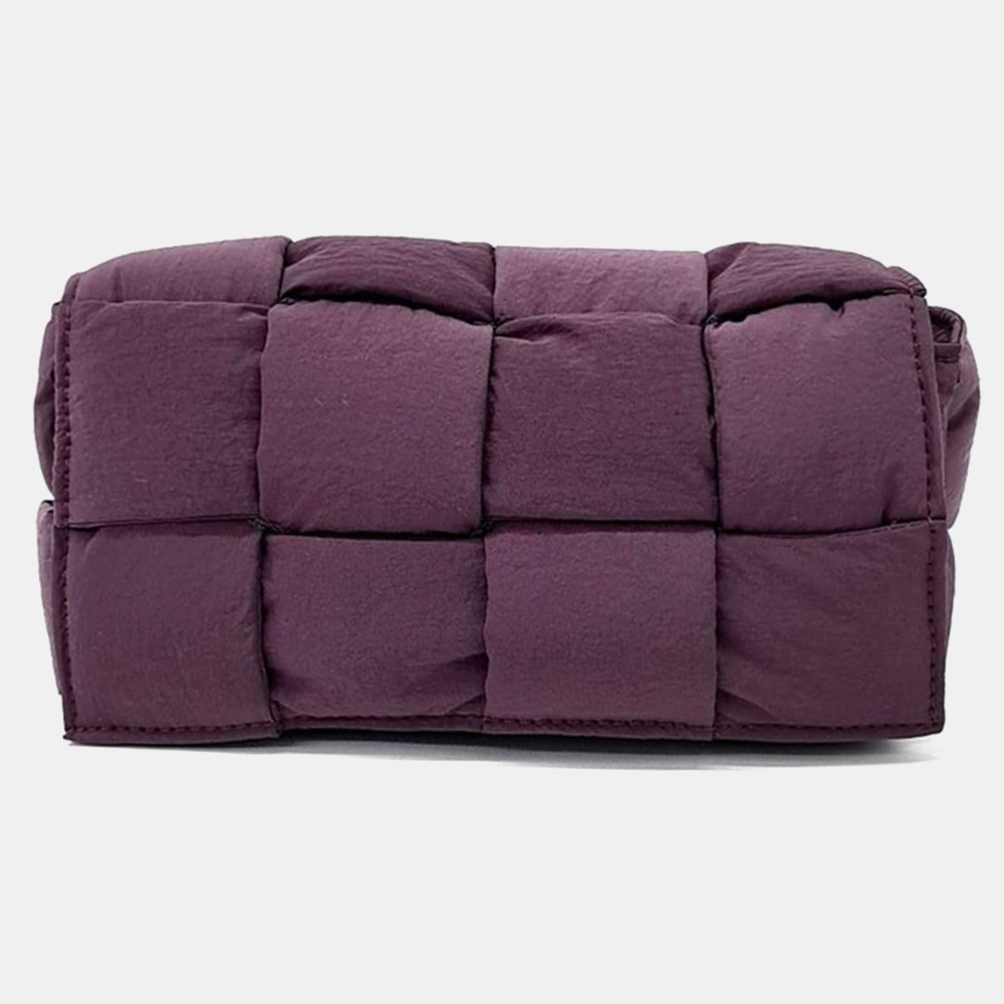 

Bottega Veneta Padded Tech Mini Cassette Bag, Purple