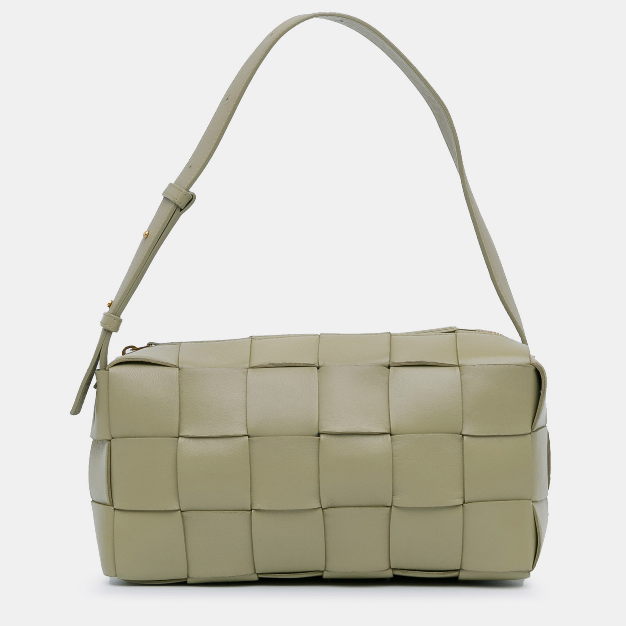 

Bottega Veneta Medium Intrecciato Brick Cassette, Green