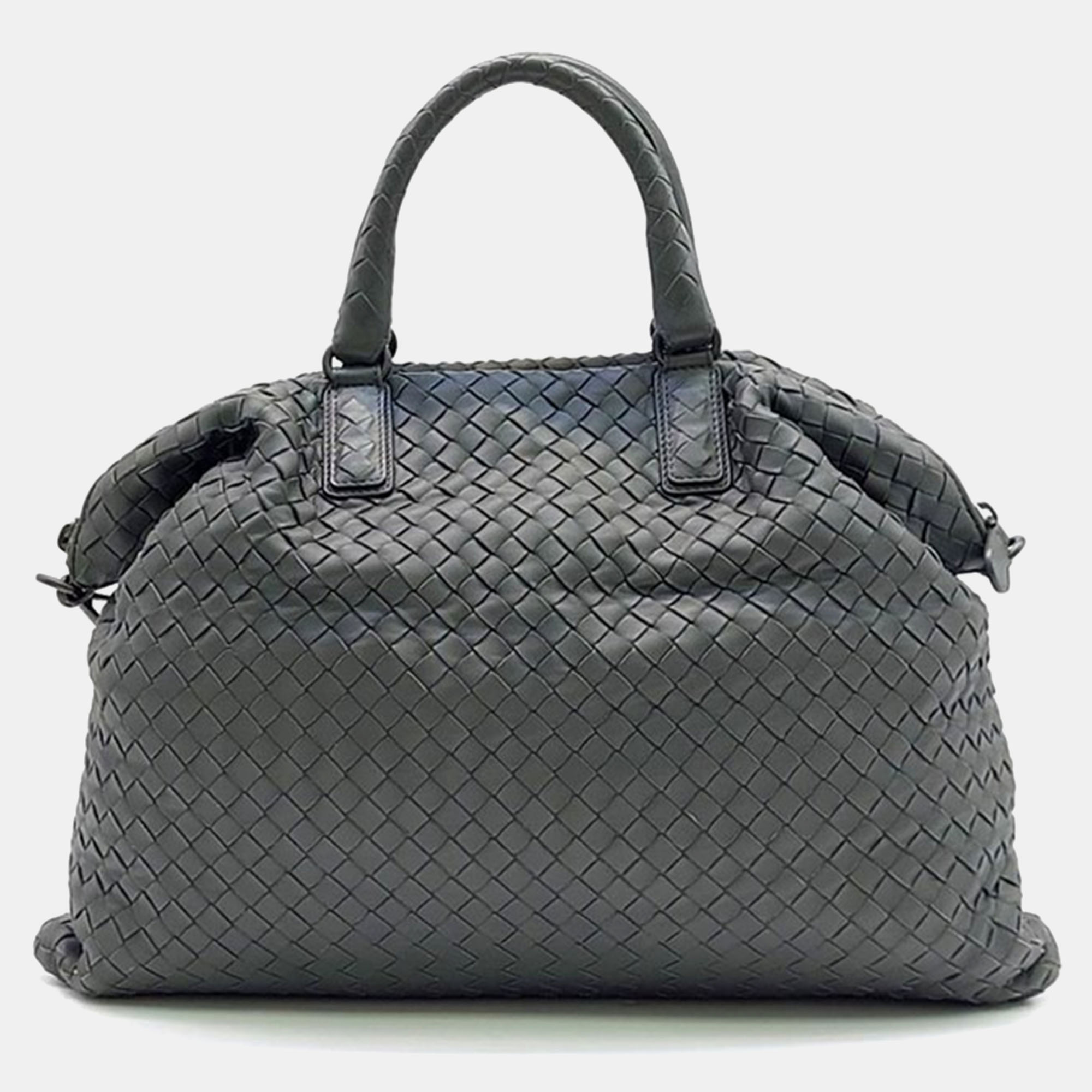 

Bottega Veneta Mesh Tote Bag, Grey