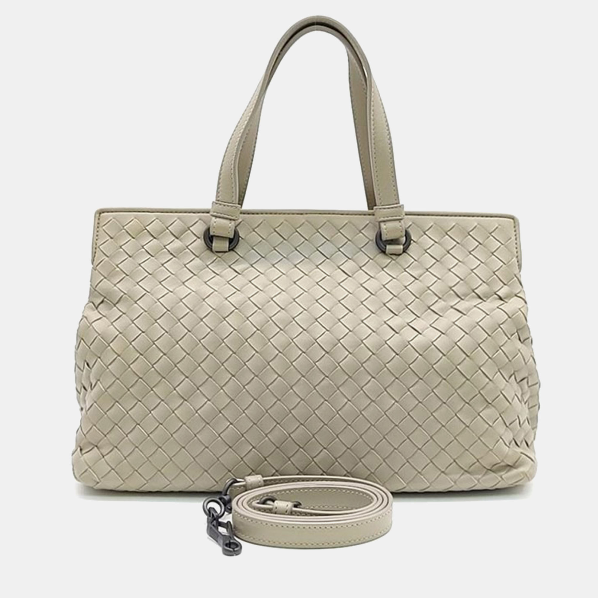 

Bottega Veneta Mesh Tote Bag, Beige