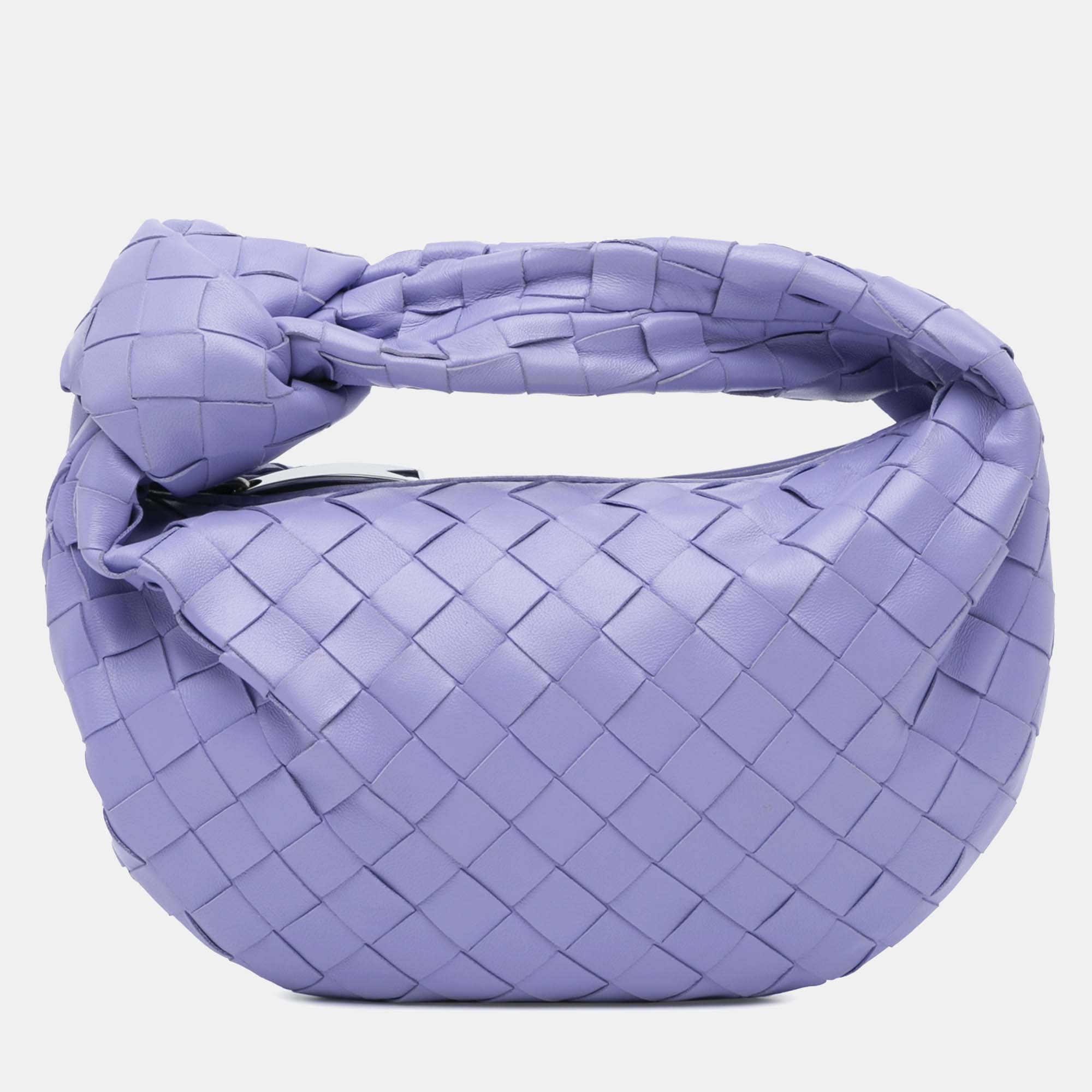 

Bottega Veneta Mini Nappa Intrecciato Jodie, Purple