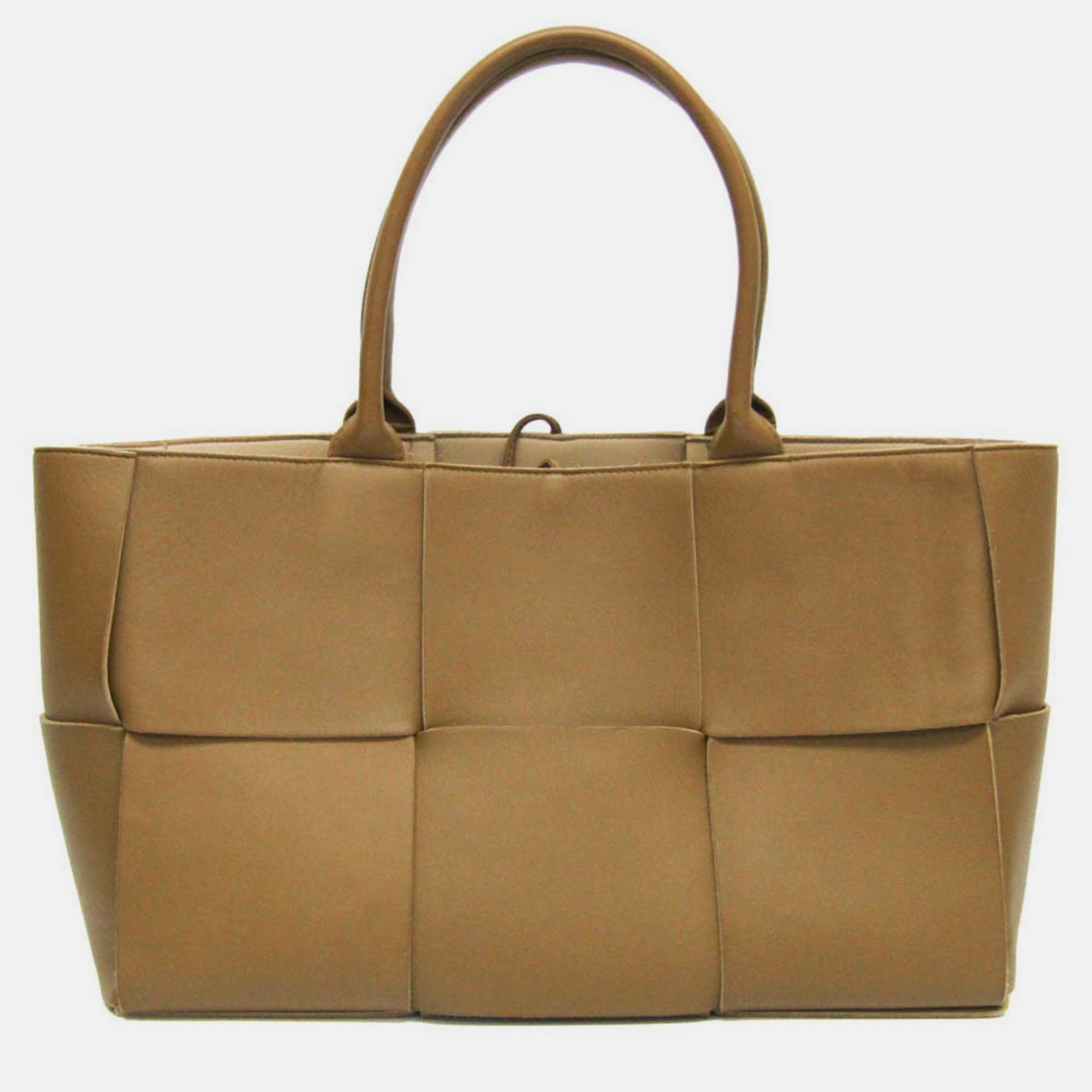 

Bottega Veneta Brown Leather Medium Arco Tote Bag