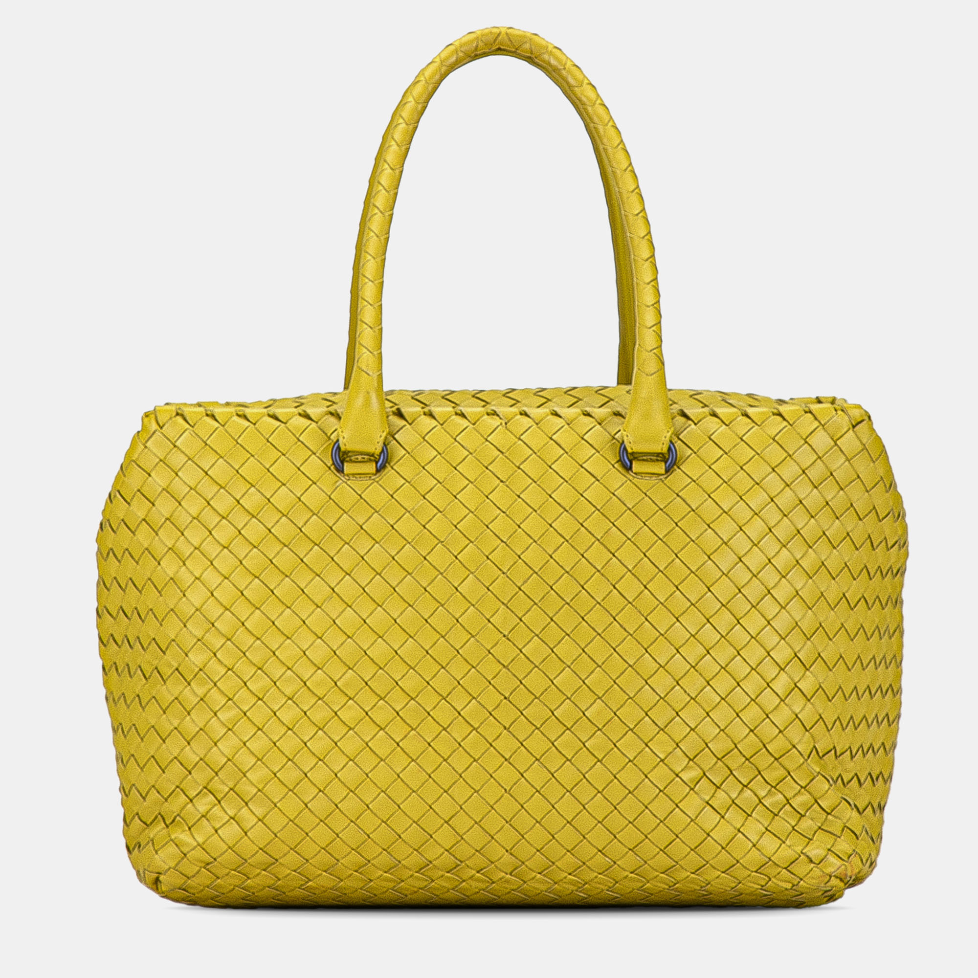 

Bottega Veneta Intrecciato Brick Tote Bag, Yellow