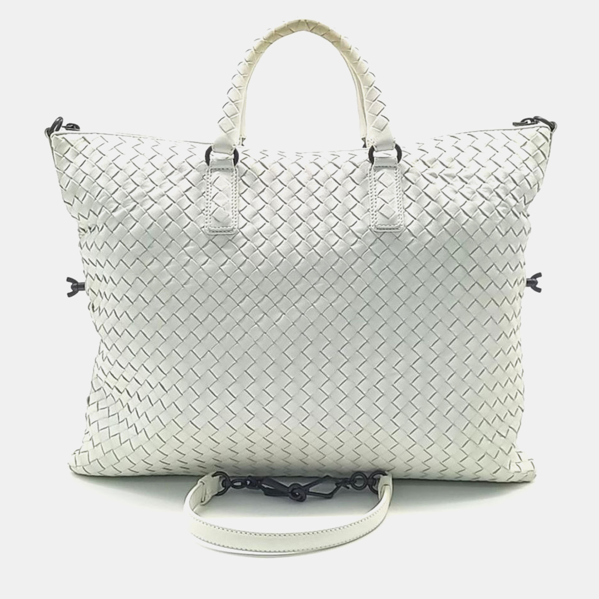 

Bottega Veneta mesh tote and shoulder bag, White