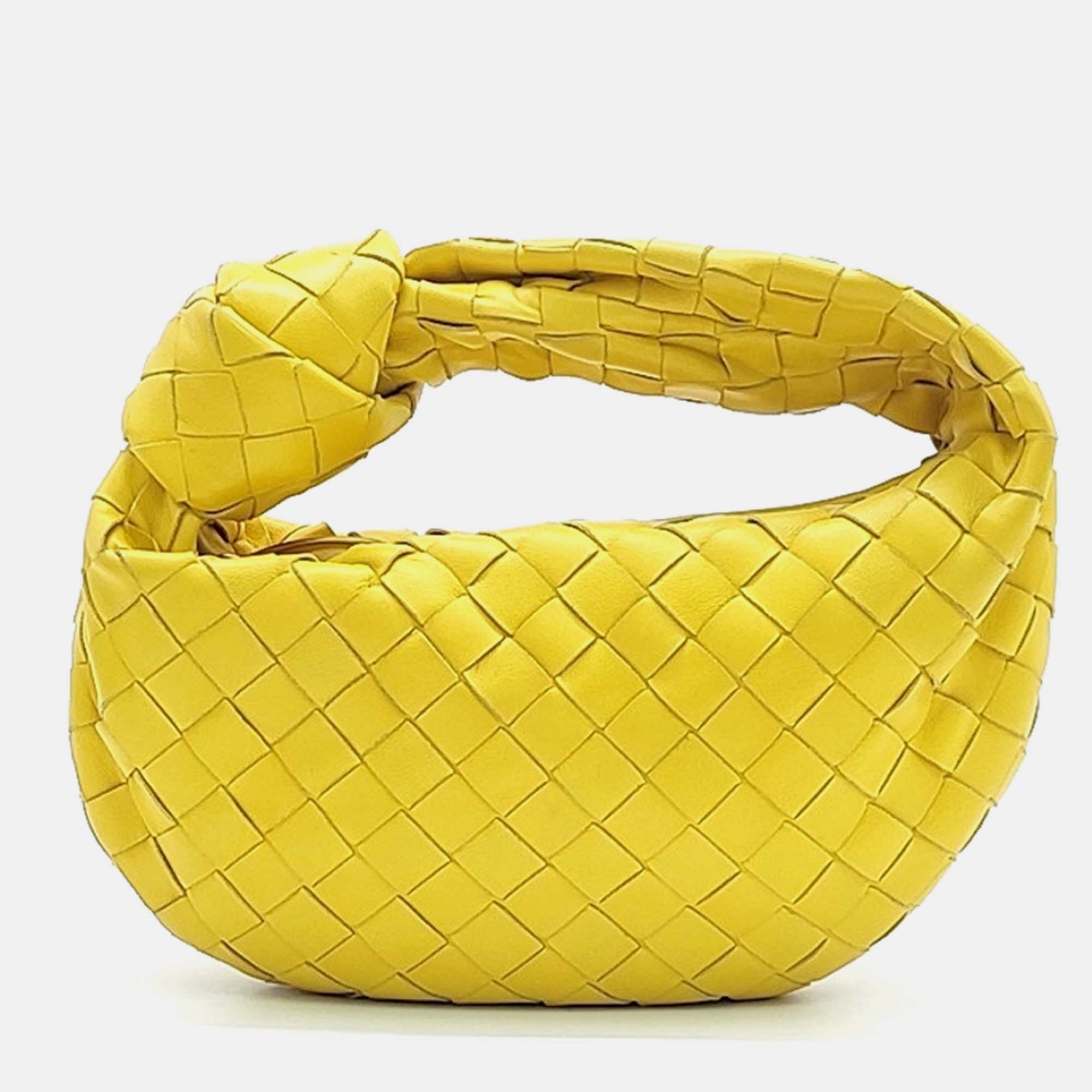 

Bottega Veneta Mini BV Jody Bag, Yellow