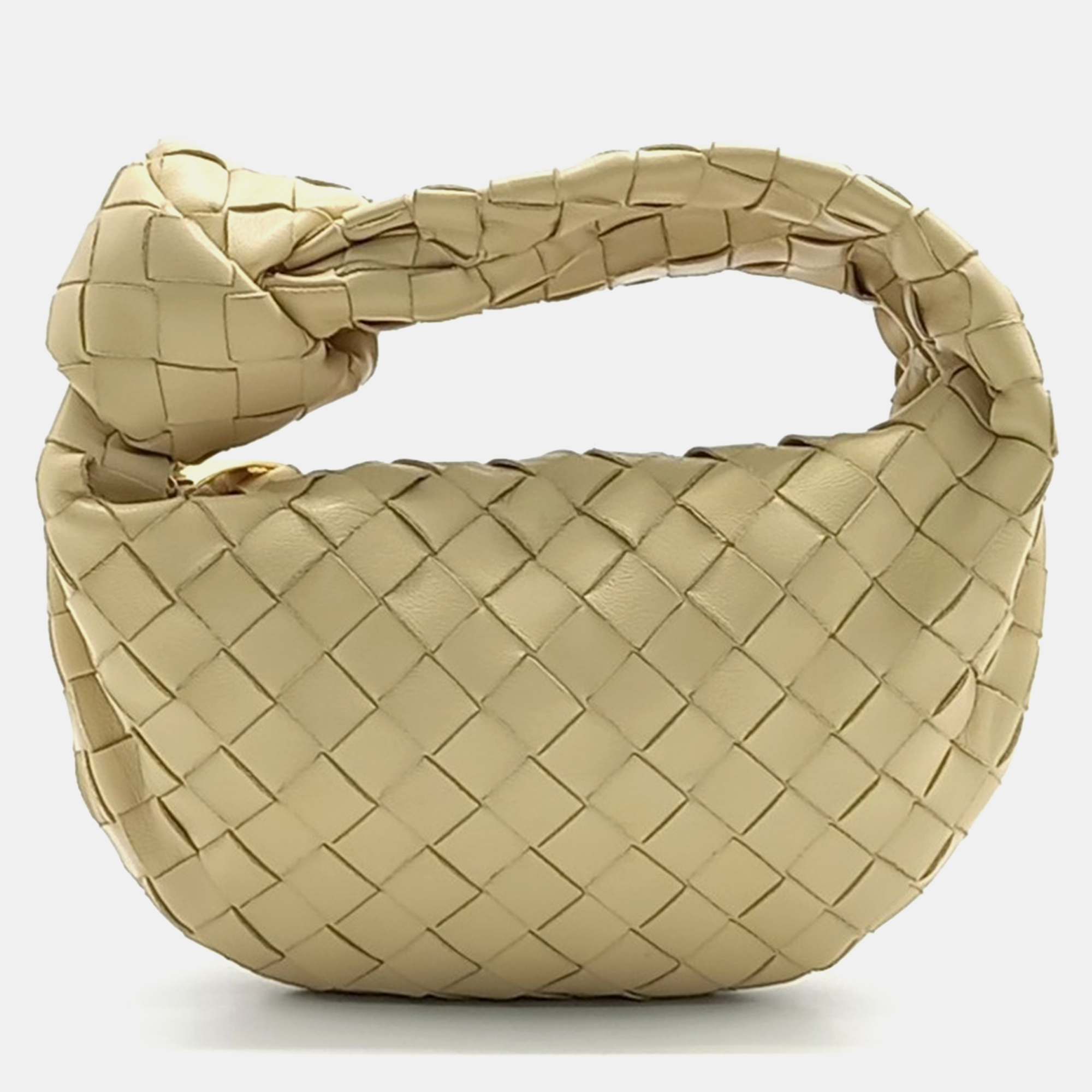 Pre-owned Bottega Veneta Mini Bv Jody Bag In Beige