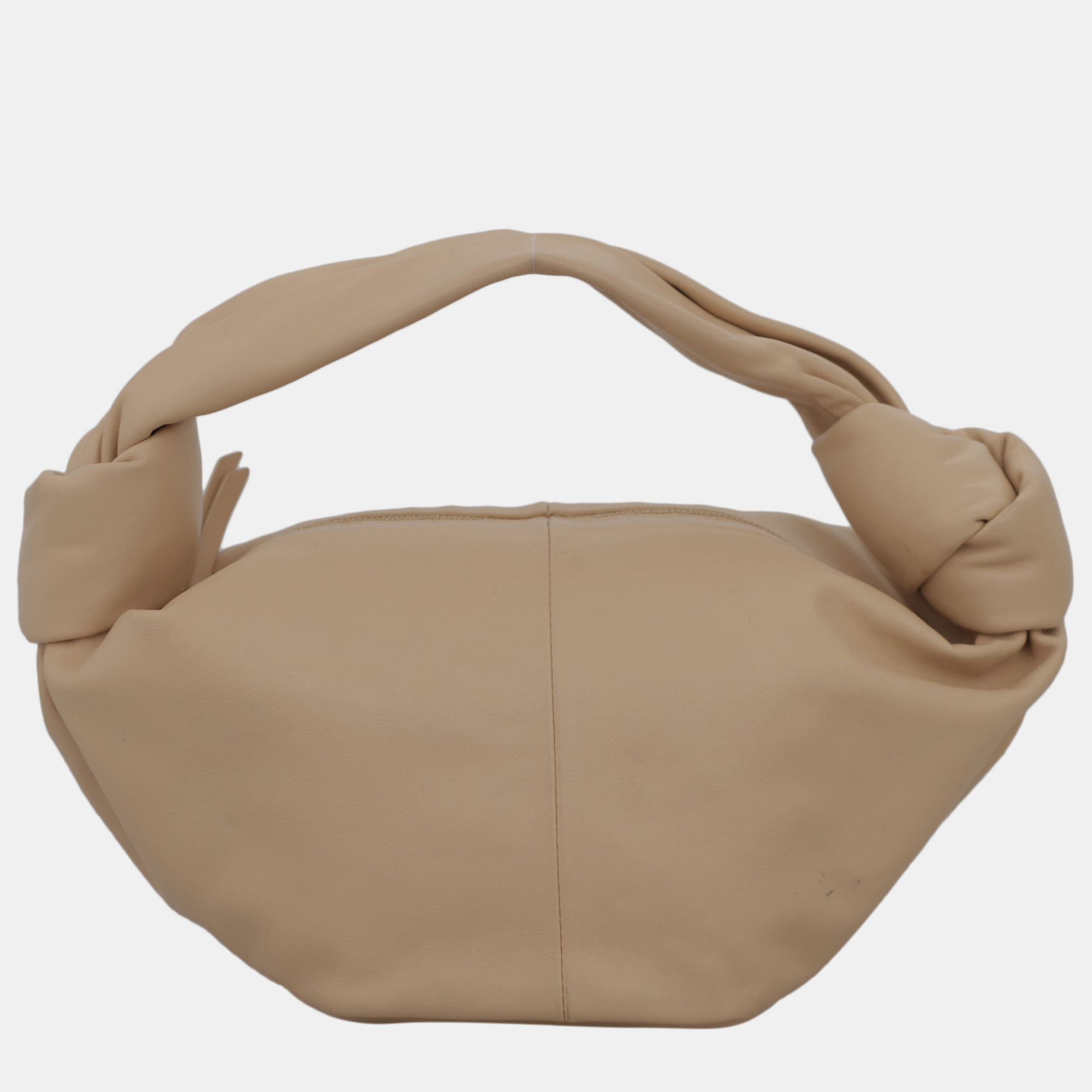 

Bottega Veneta Nude Mini Double Knot Bag, Beige