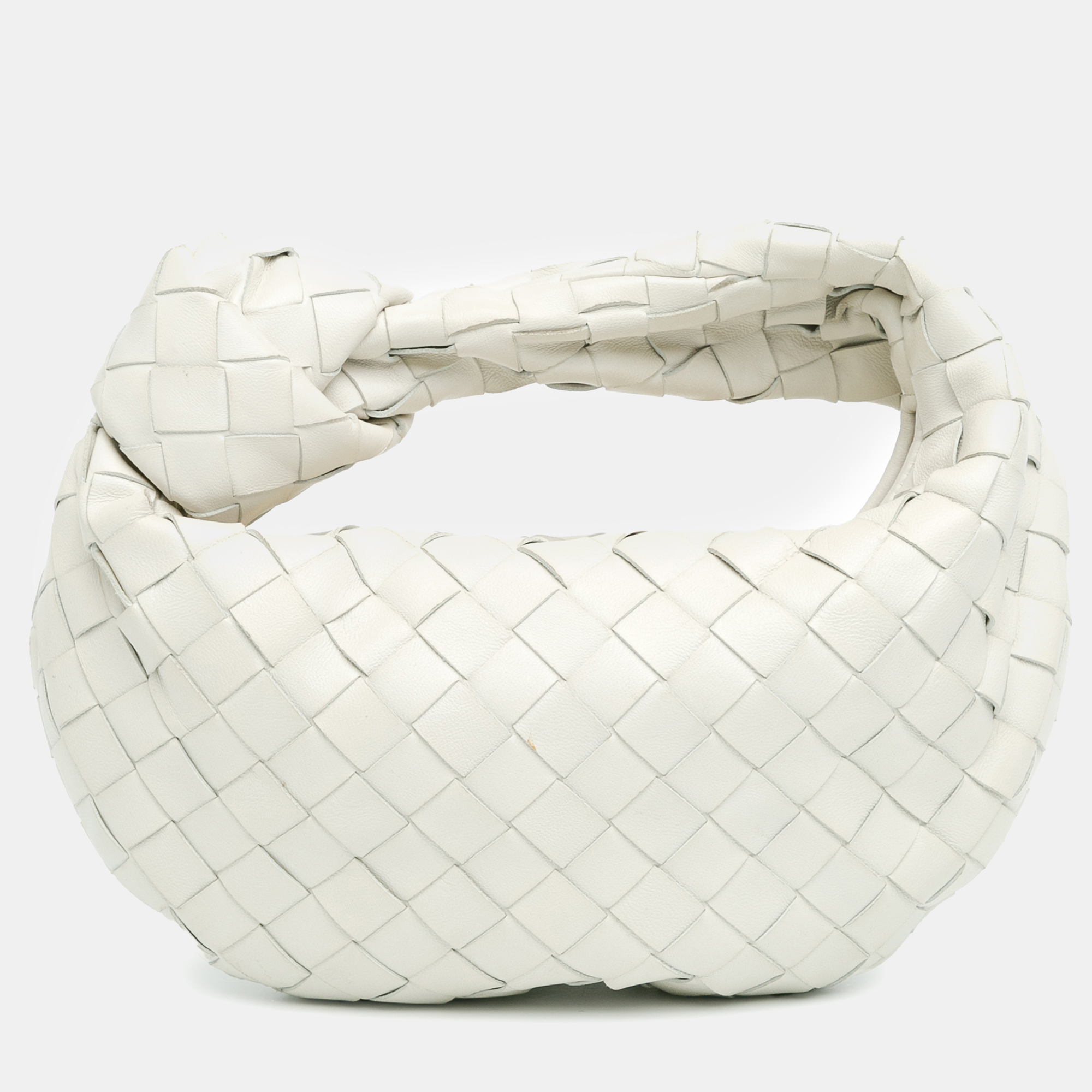 

Bottega Veneta Mini Intrecciato Jodie Bag, White