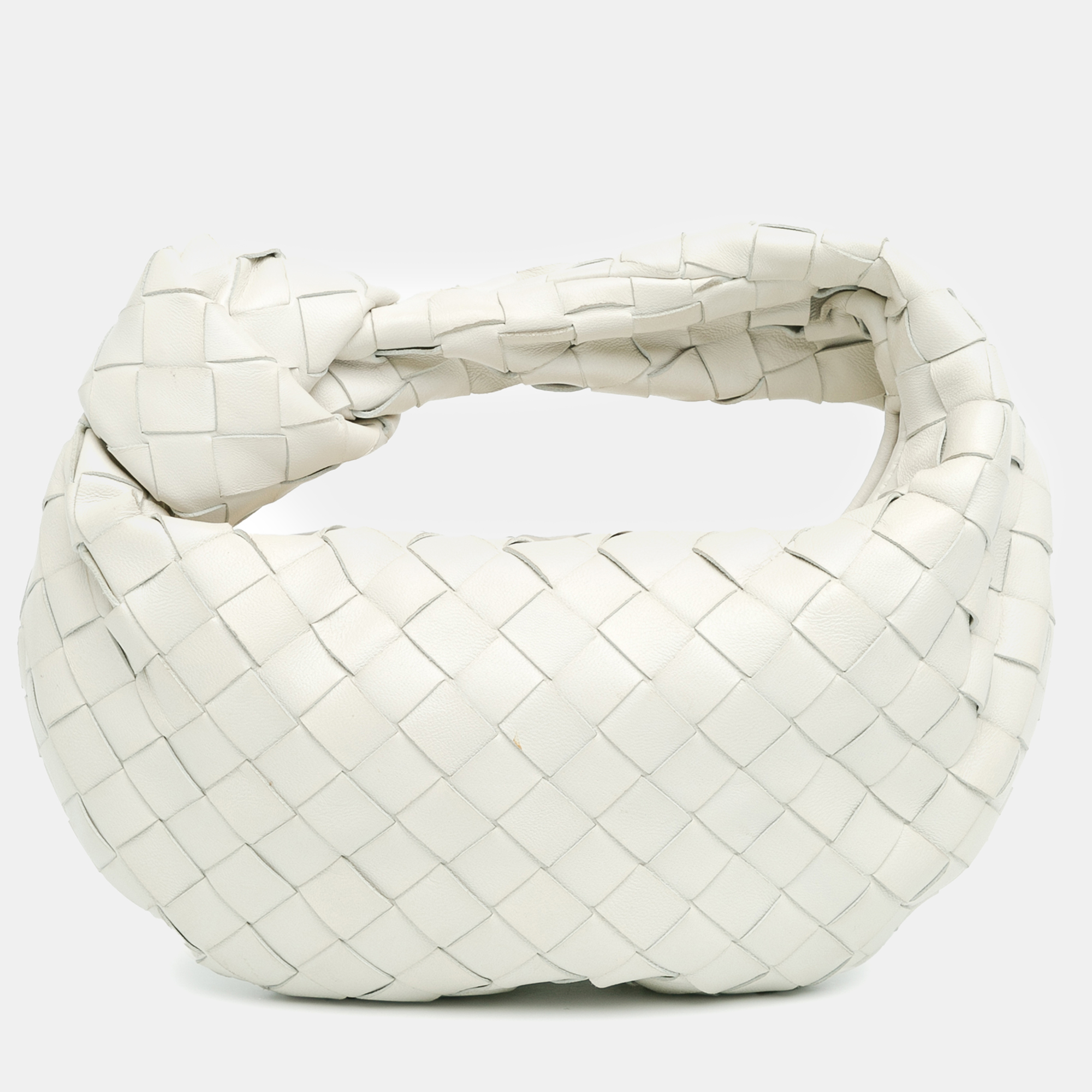 

Bottega Veneta Mini Intrecciato Jodie Bag, White