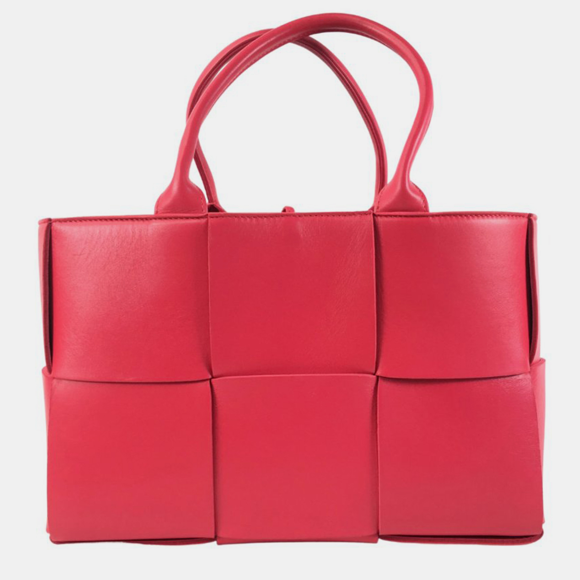 

Bottega Veneta Small Intrecciato Lambskin Arco Tote, Pink