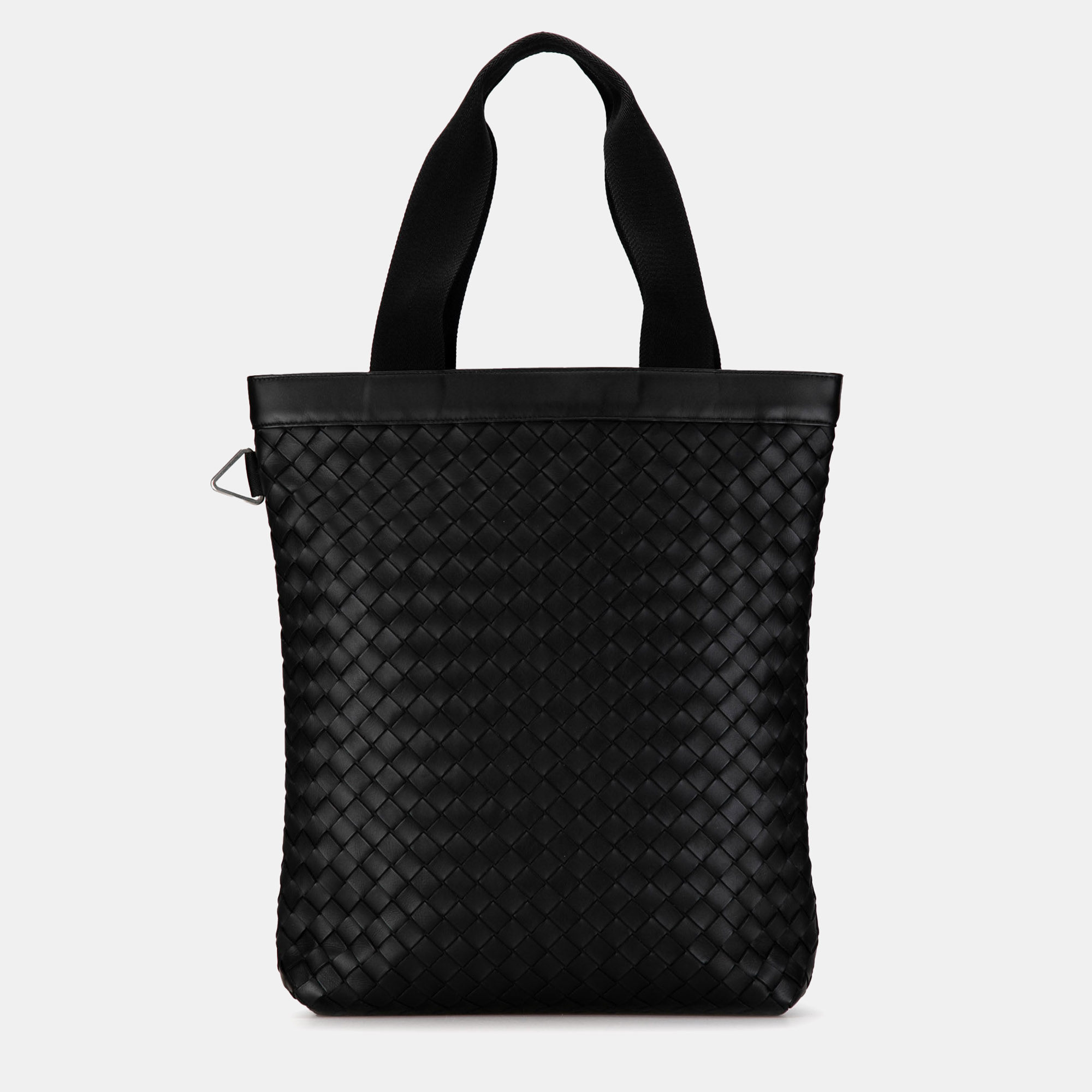 Pre-owned Bottega Veneta Intrecciato Hydrology Tote In Black